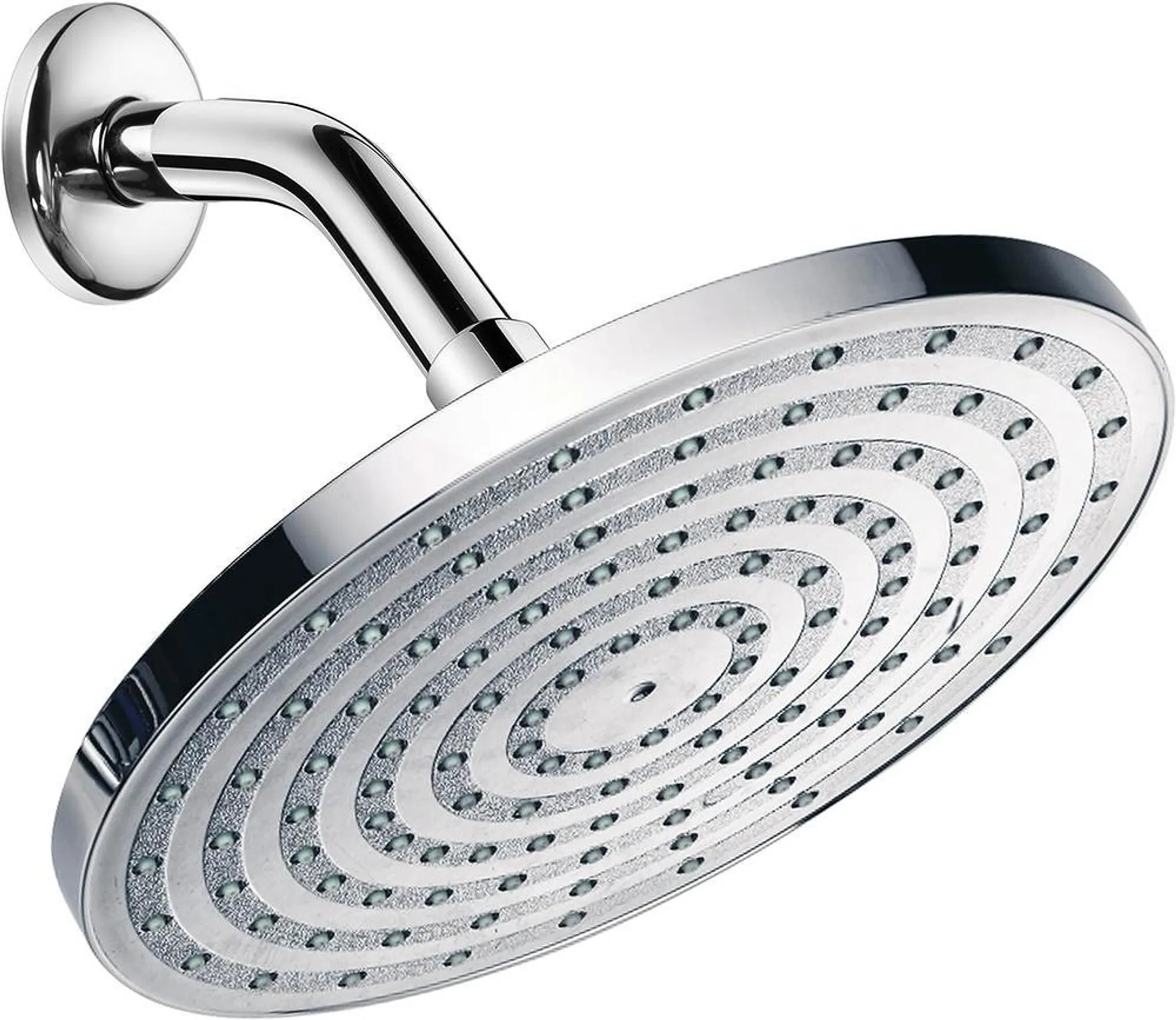 HotelSpa Emerald 1-Spray Setting Chrome Fixed Mount Rain Showerhead