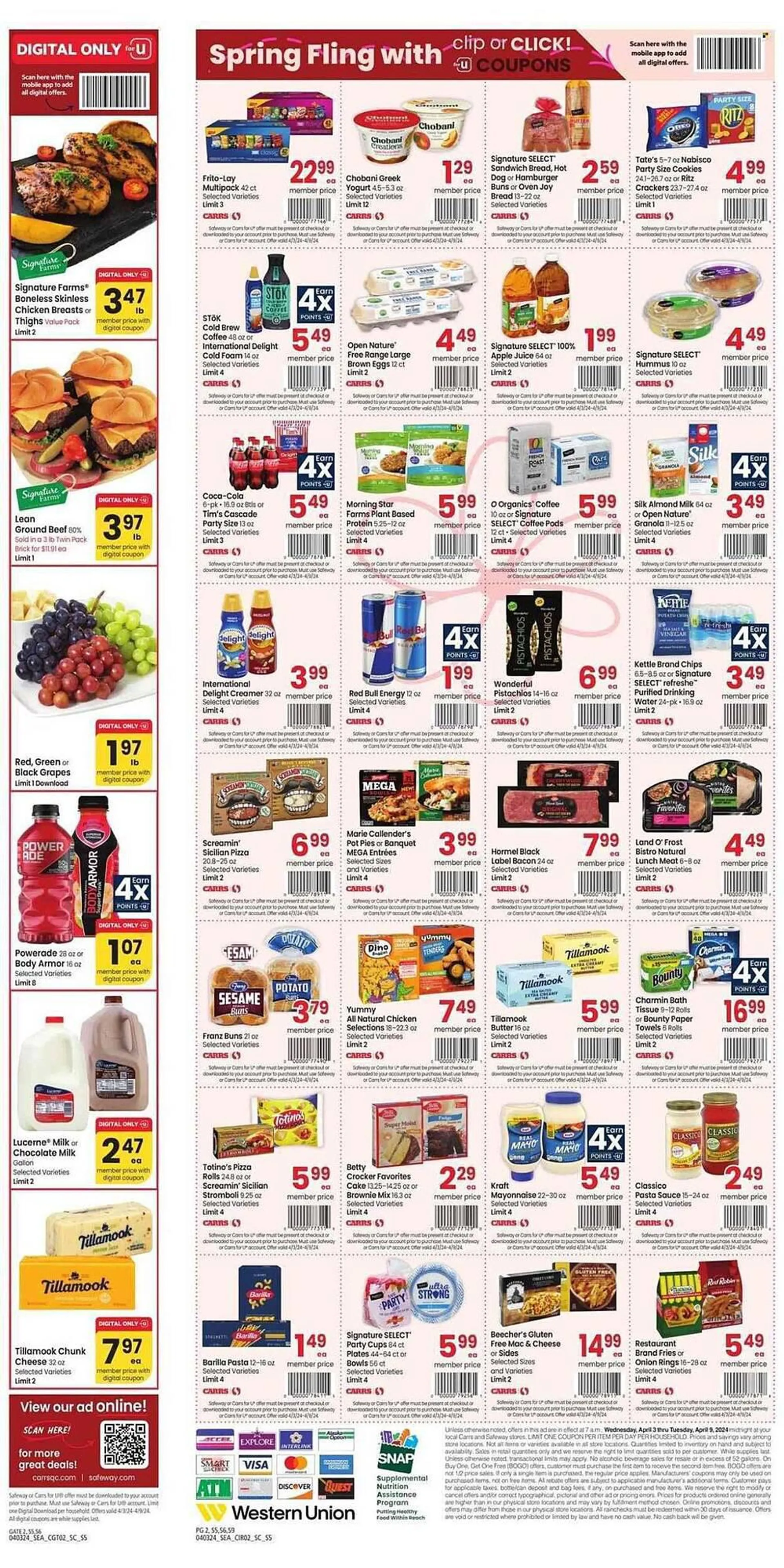 Weekly ad Carrs Weekly Ad from April 3 to April 9 2024 - Page 2