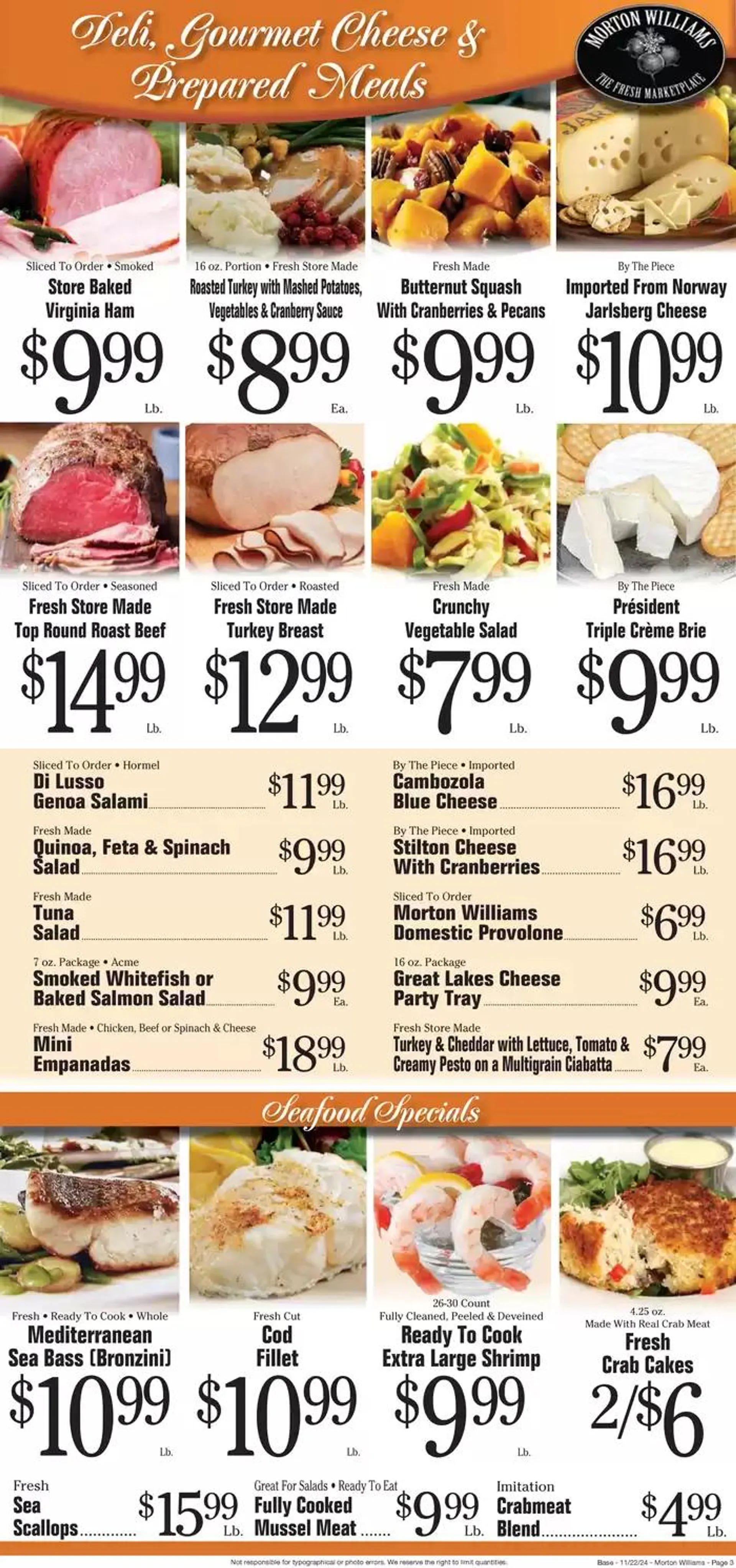 Weekly ad Morton Williams Weekly Specials from November 22 to December 6 2024 - Page 3