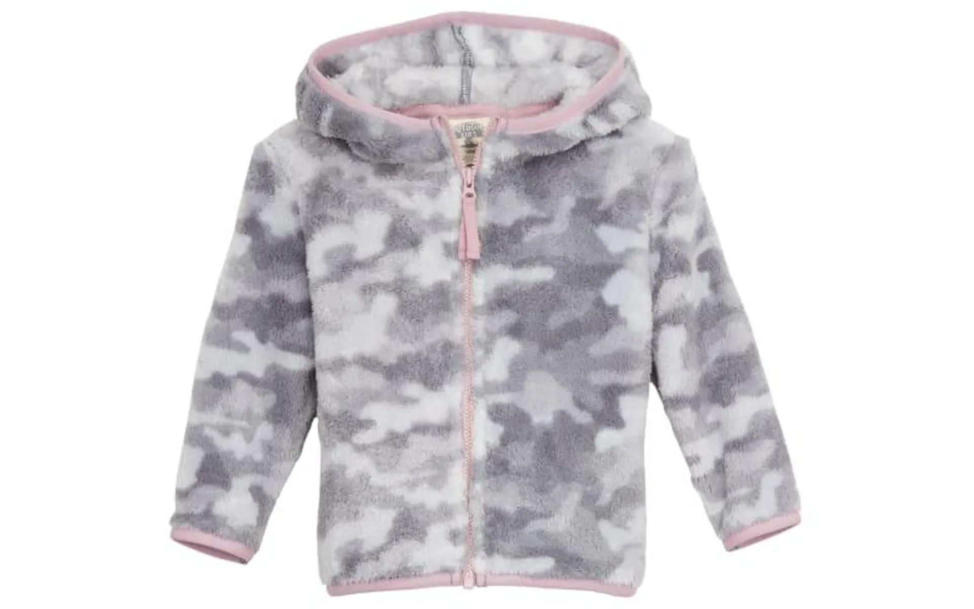 Outdoor Kids Cozy Fleece Full-Zip Long-Sleeve Hoodie for Babies