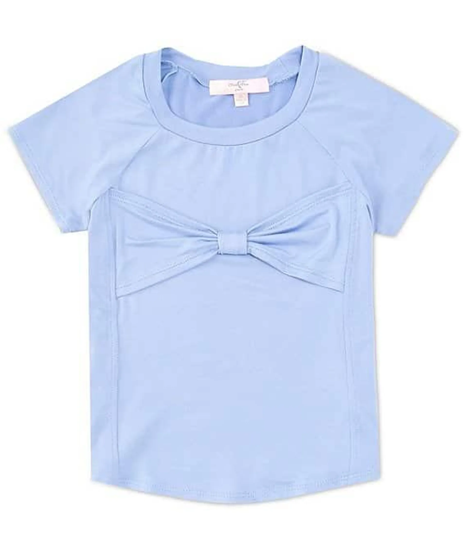 Big Girls 7-16 Short Sleeve Tie-Front T-Shirt