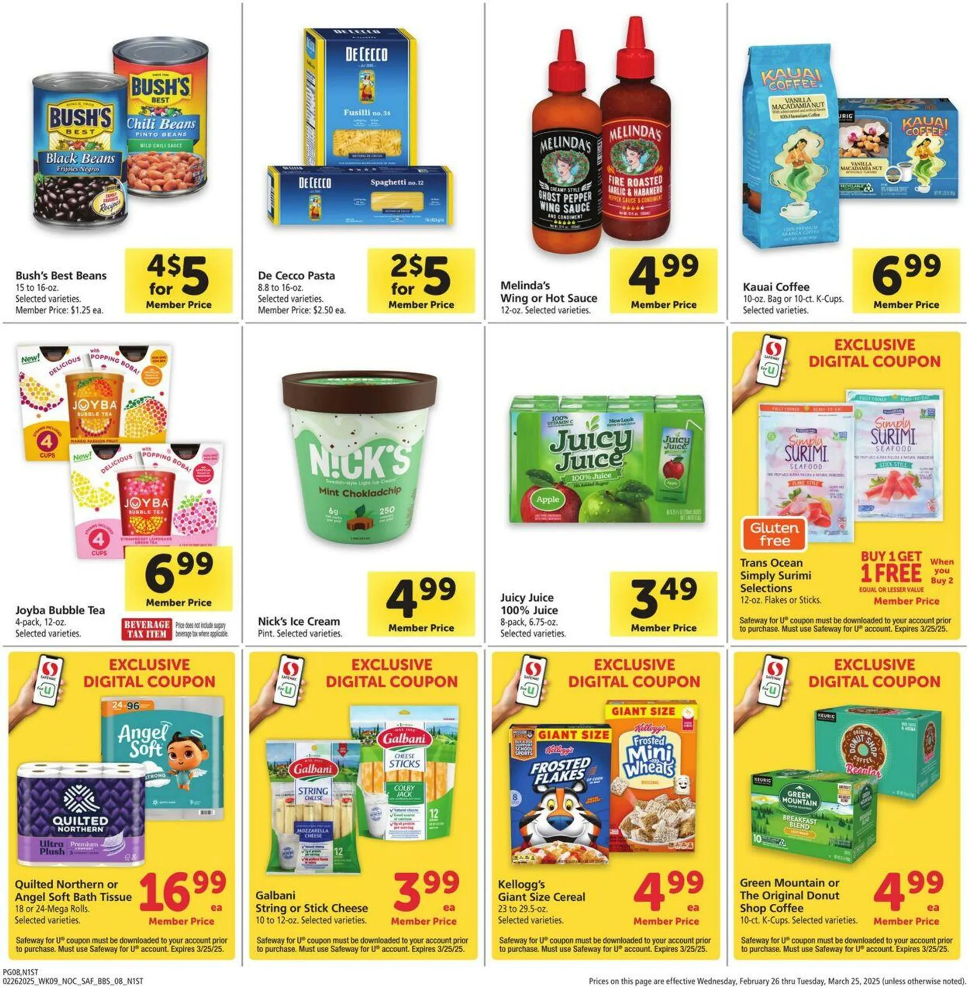 Catálogo de Safeway Current weekly ad 26 de febrero al 25 de marzo 2025 - Página 8