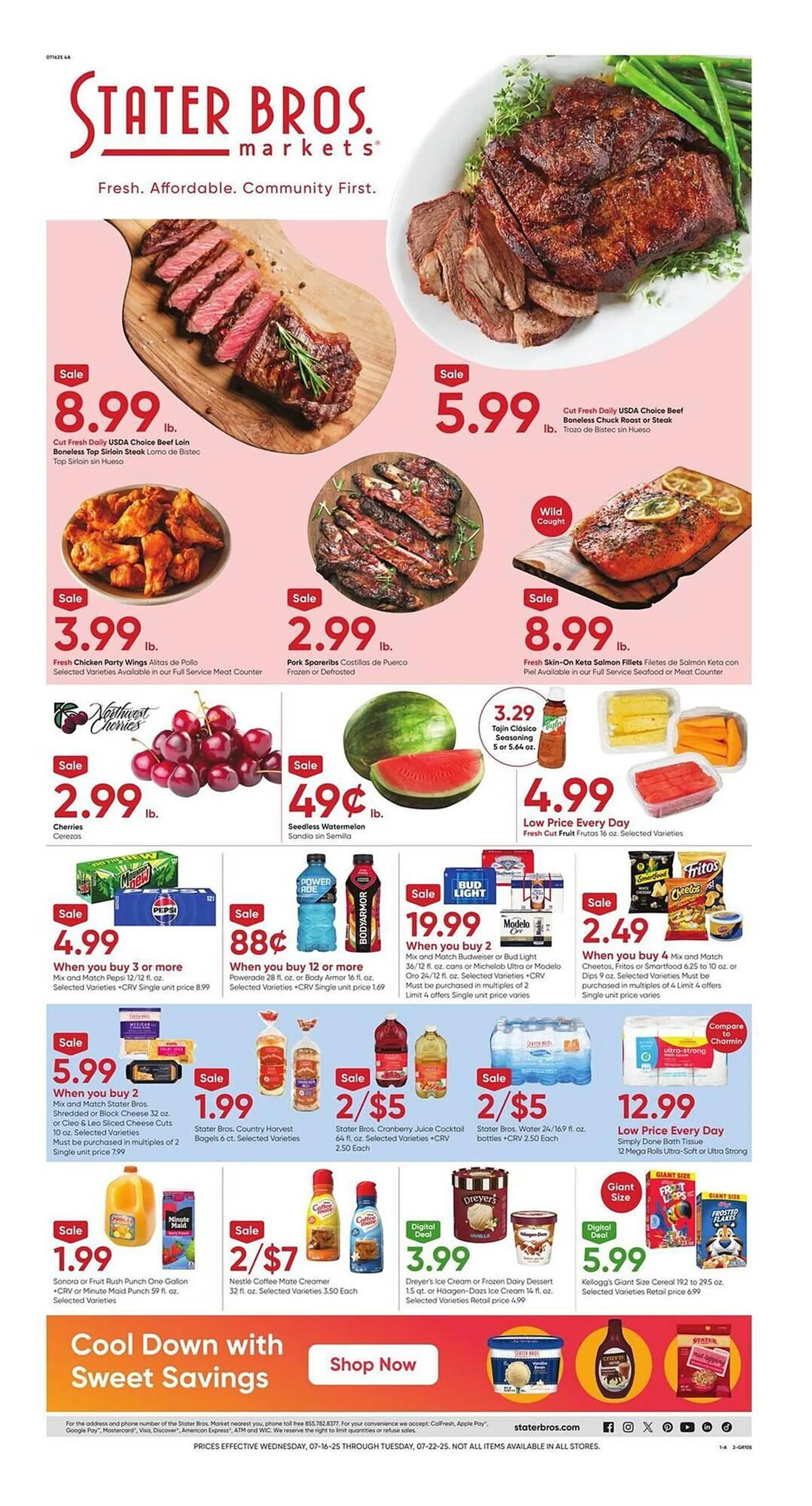 Weekly ad Stater Bros Weekly Ad from July 16 to July 22 2025 - Page 1