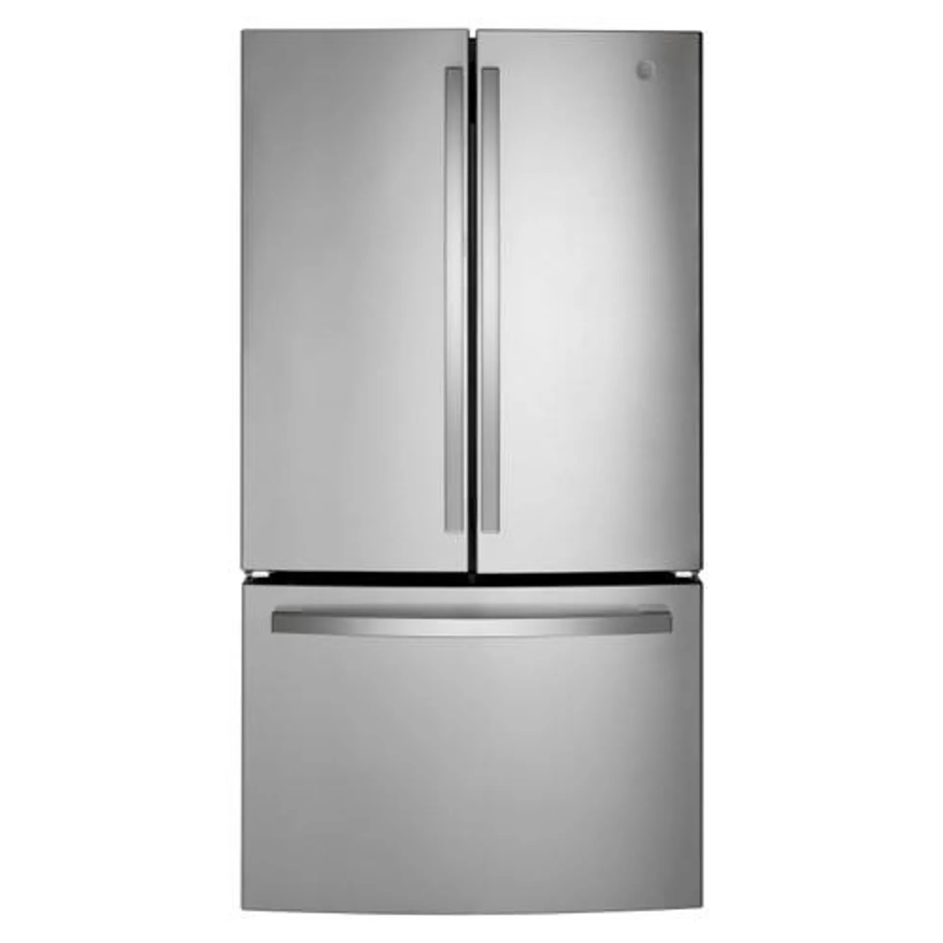 GE® ENERGY STAR® 27.0 cu. ft. Fingerprint Resistant French-Door Refrigerator - GNE27JYMFS