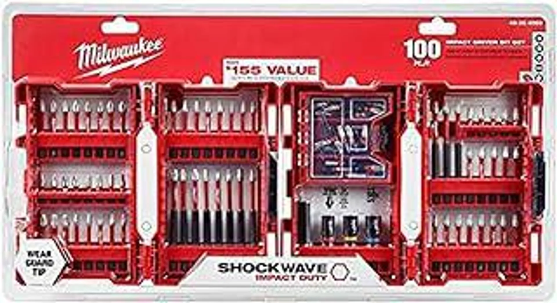 Shockwave Impact Duty Alloy Steel Drill and Screw Driver Bit Set (100-Piece)