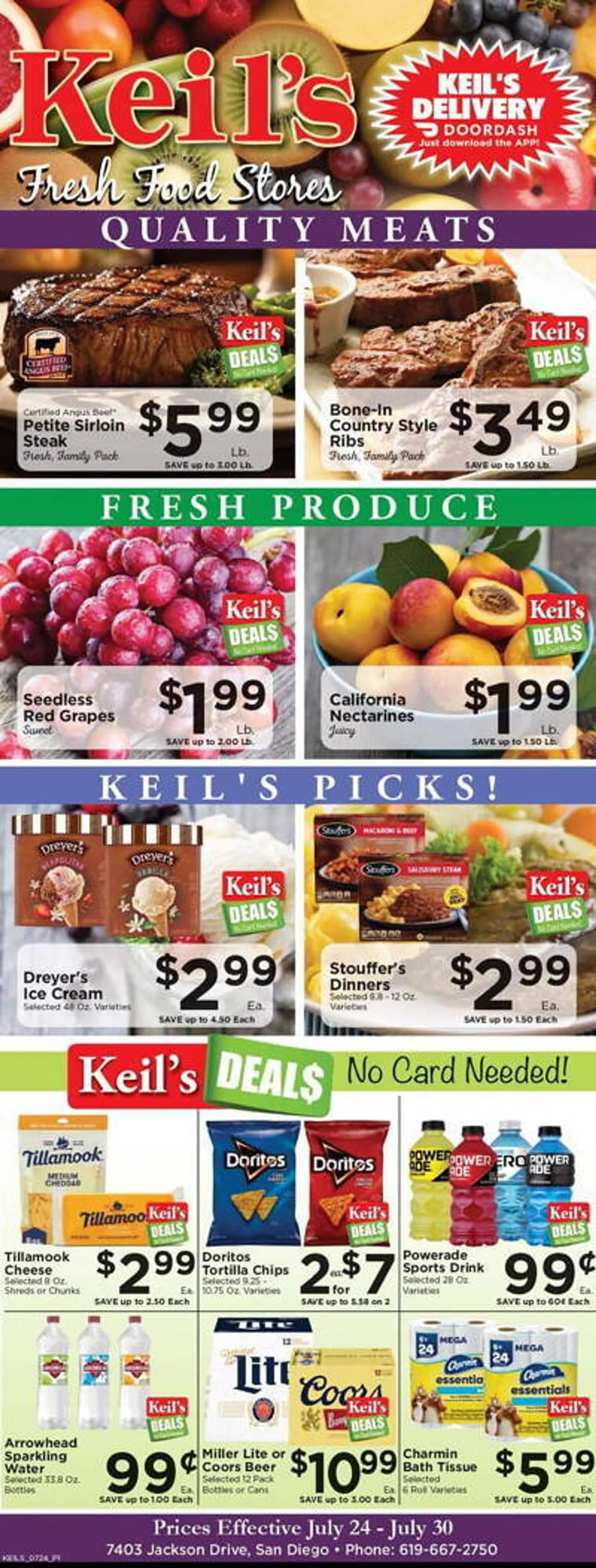 Keils Fresh Food Stores Weekly Ad - 1
