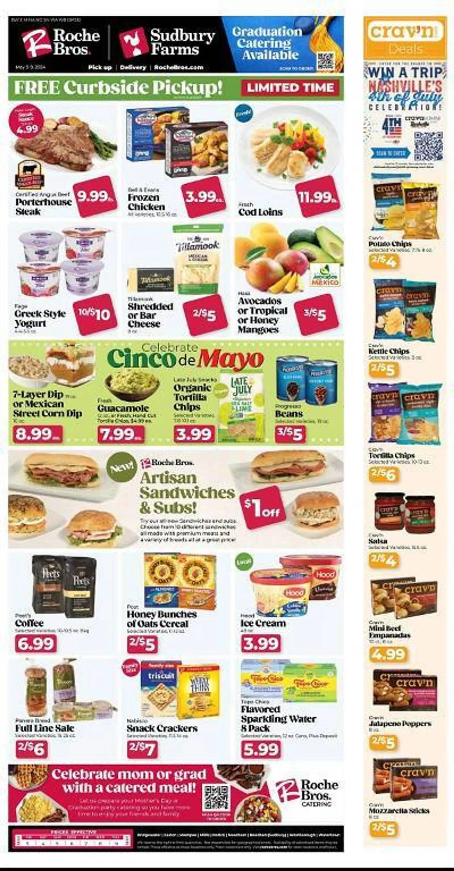 Roche Bros Weekly Ad - 1