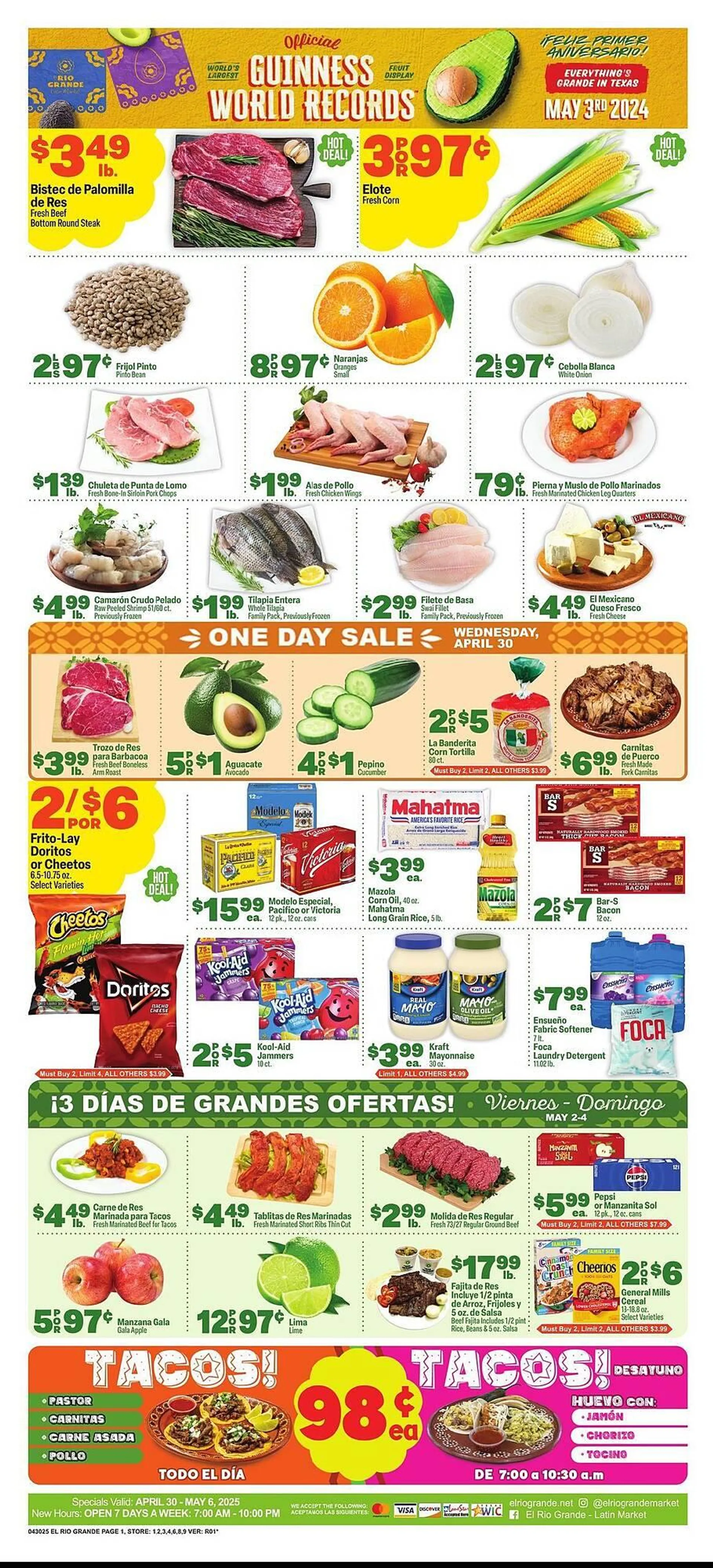 El Rio Grande Weekly Ad - 1