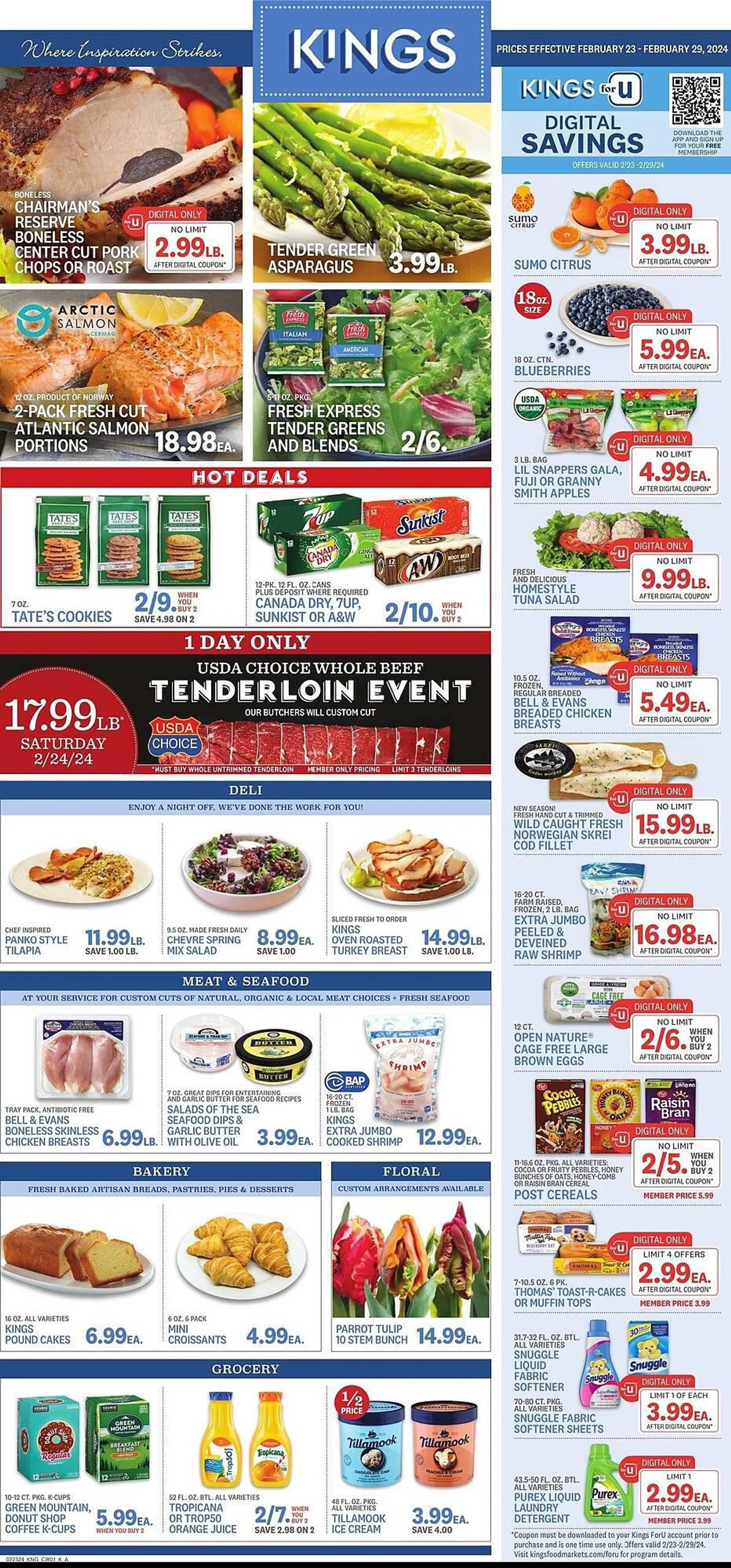 Weekly ad Kings Food Markets Weekly Ad from February 23 to February 29 2024 - Page 