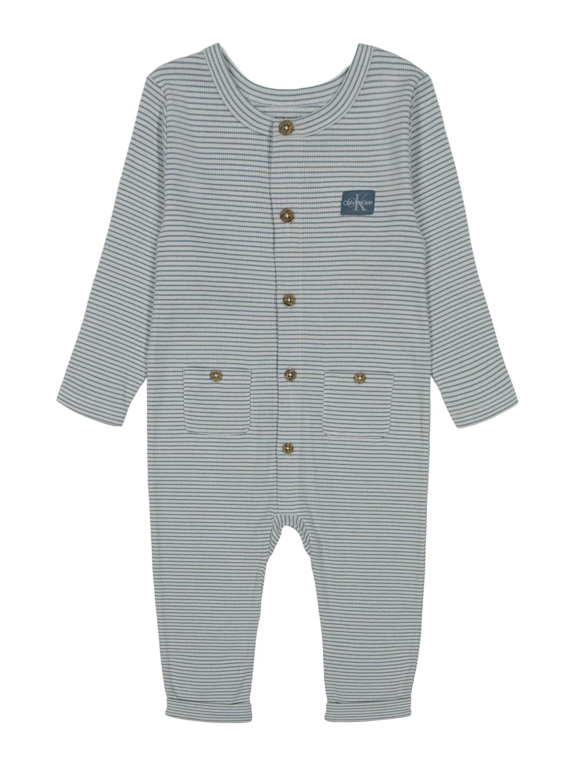 Calvin Klein Blue Stripe Footless Coverall