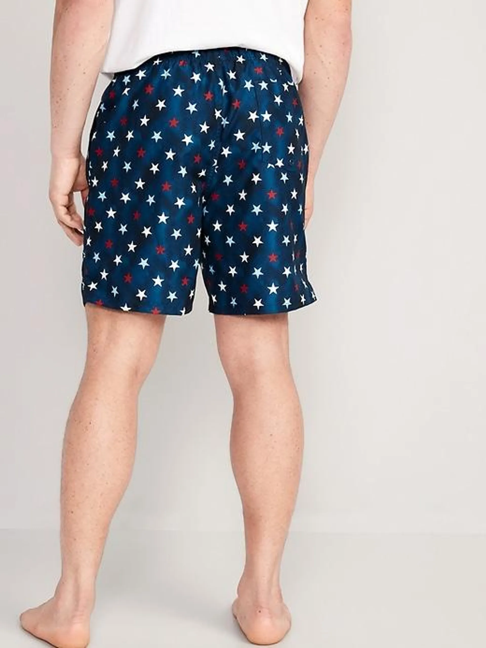 Printed Swim Trunks --7-inch inseam