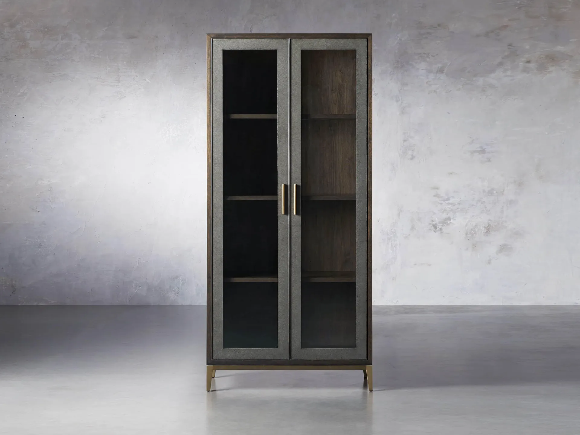 Malone Cabinet with Glass Doors