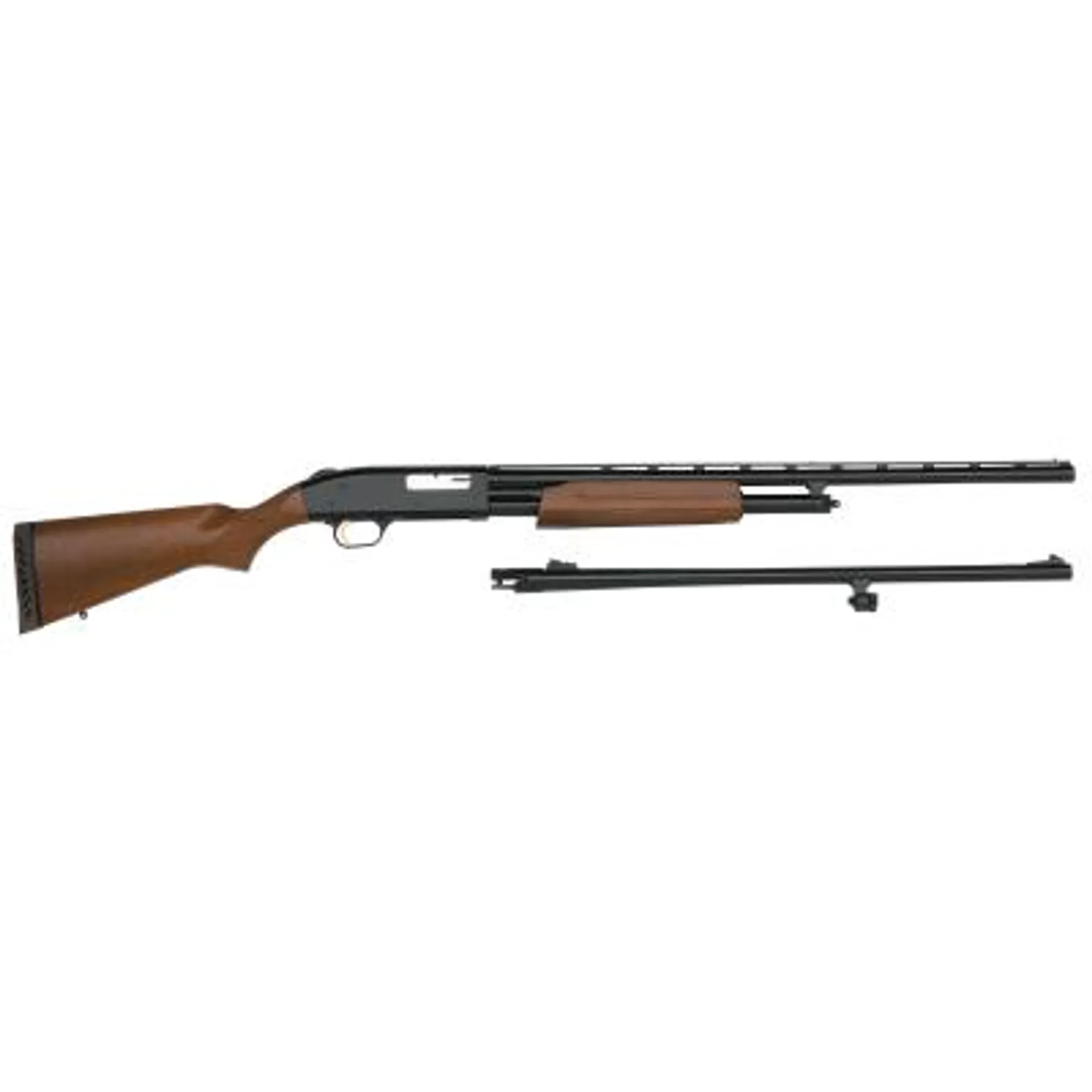 Mossberg 500 20Ga Pump-Action Wood Stock Shotgun Combo