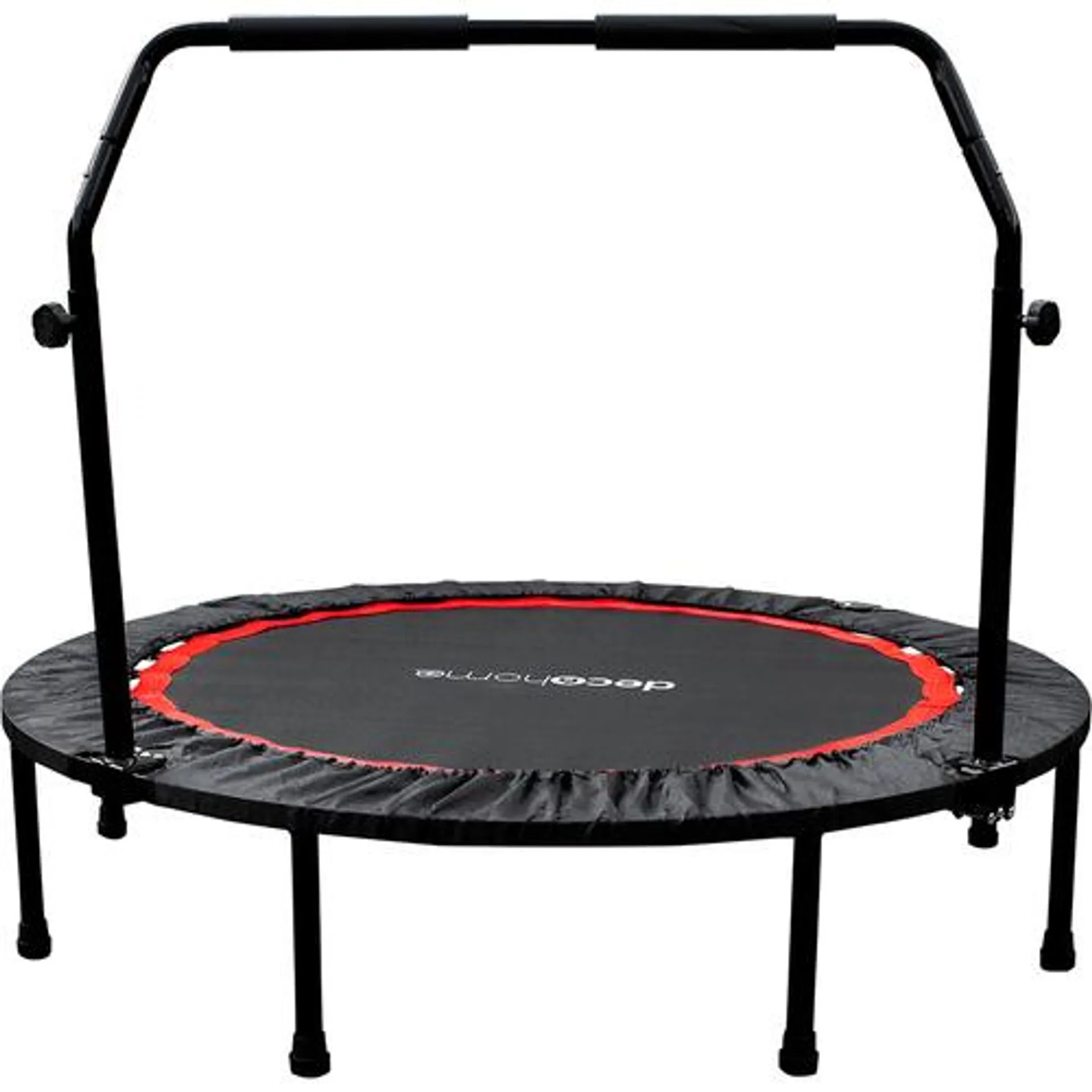 Deco Home 48-inch Indoor/Outdoor Fitness Trampoline Rebounder with Adjustable Handle Bar