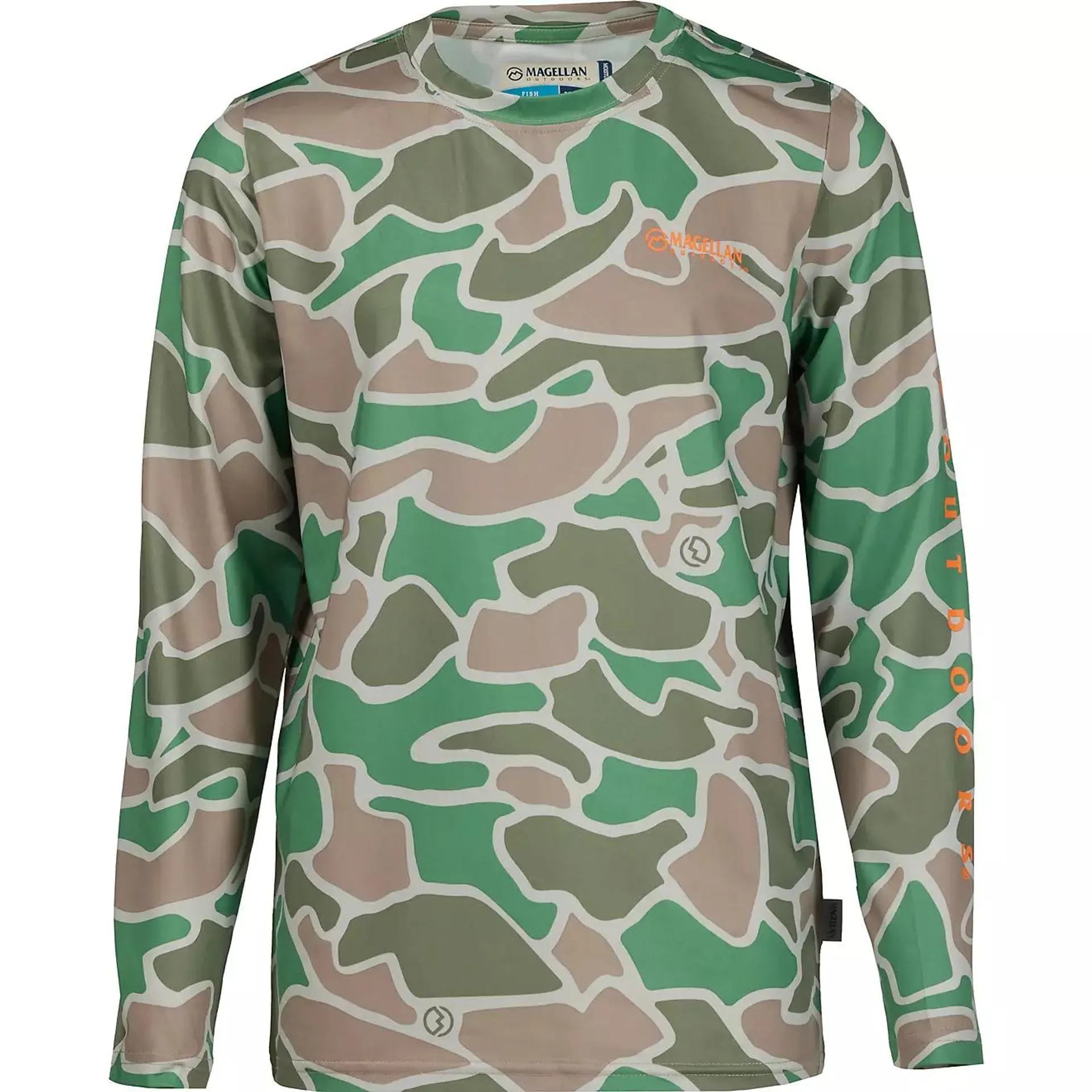 Magellan Outdoors Boys' Mallard Camo Long Sleeve T-shirt