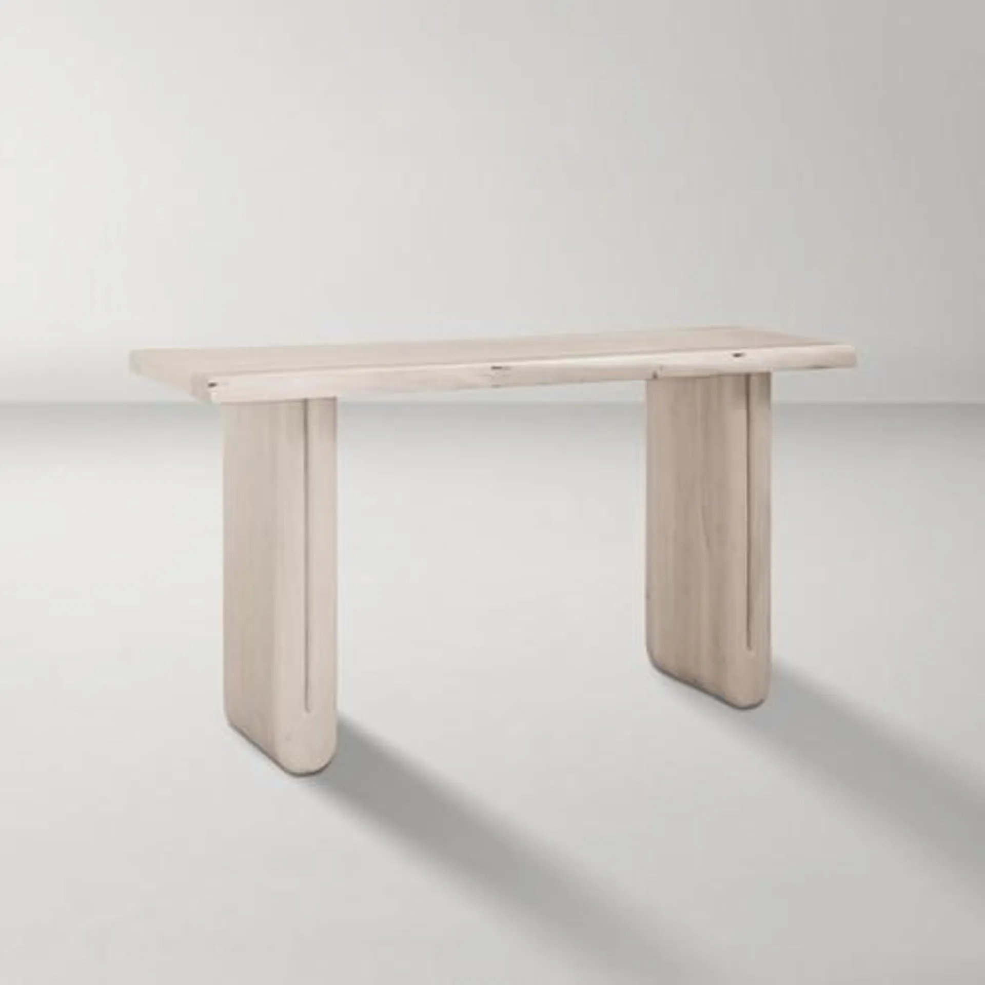 Nadia Console Table - Whitewash