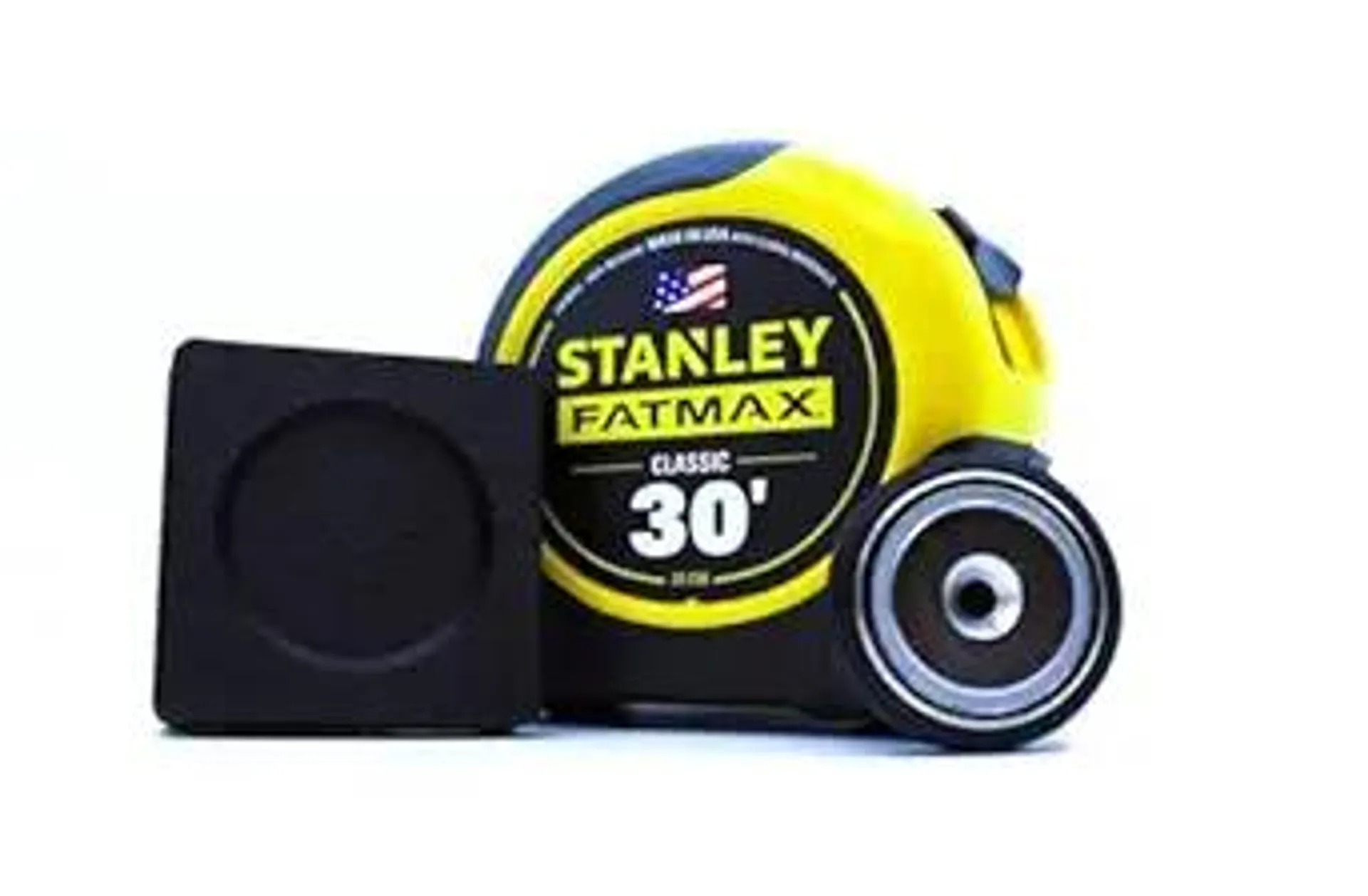 Grip Tape. Magnetic Tape Mesure Holder Fits Stanley FatMax 25-35 Foot Tapes, Saves Time & Prevents Ripped Jeans, Easy to Use, Black, MTMH2024