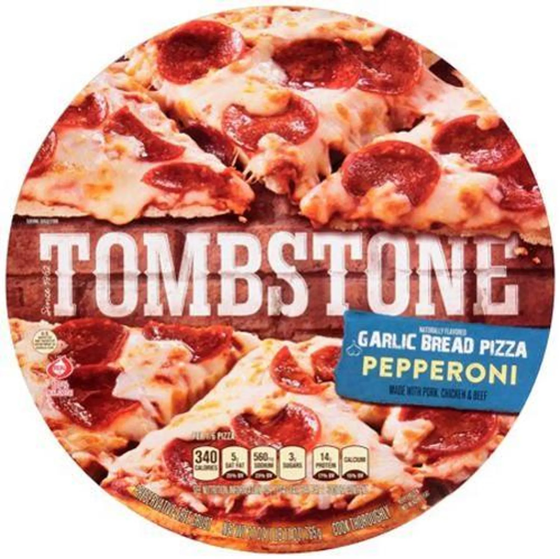 TOMBSTONE 12INGARLIC BREAD PIZZA PEP