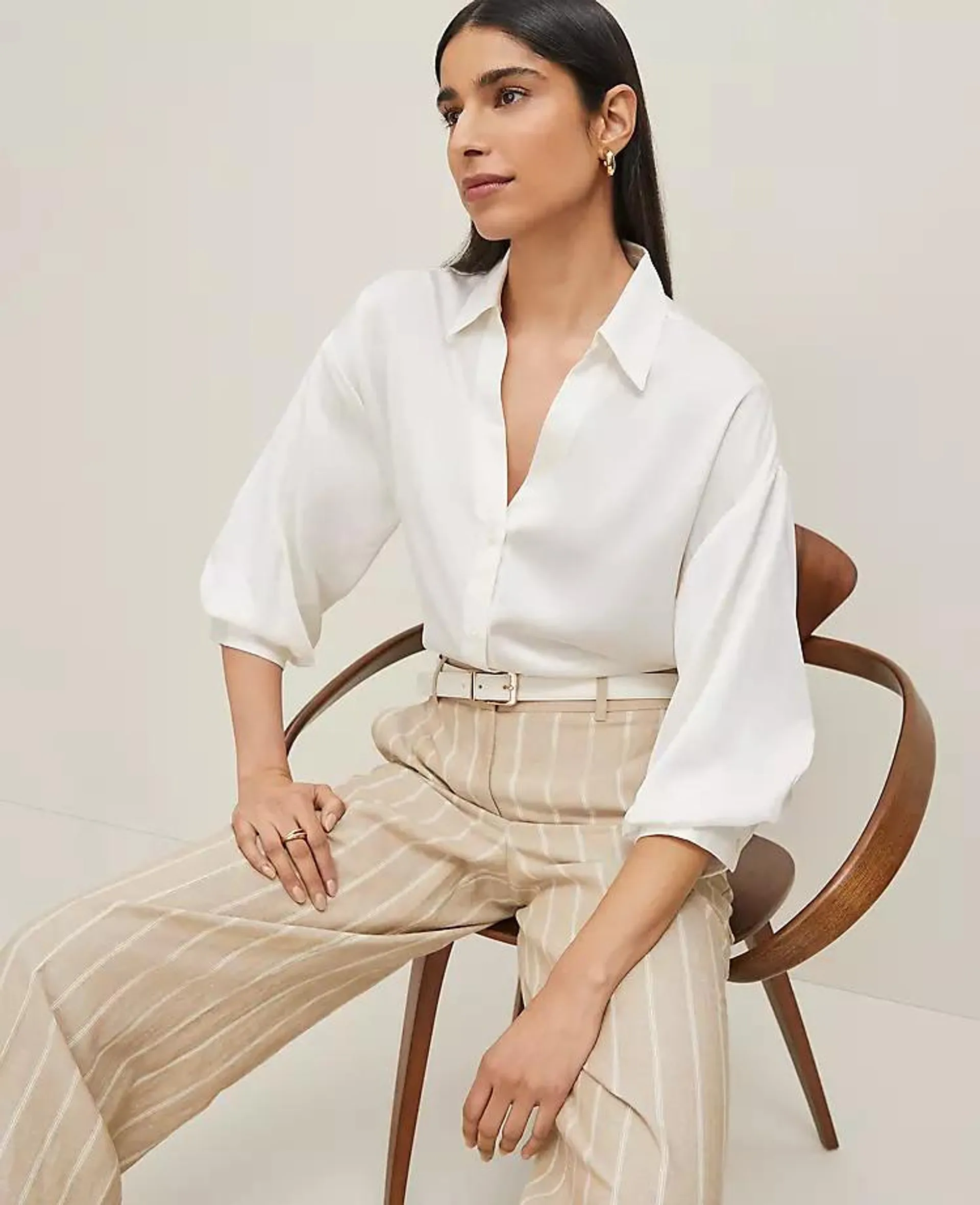 Blouson Sleeve Shirt