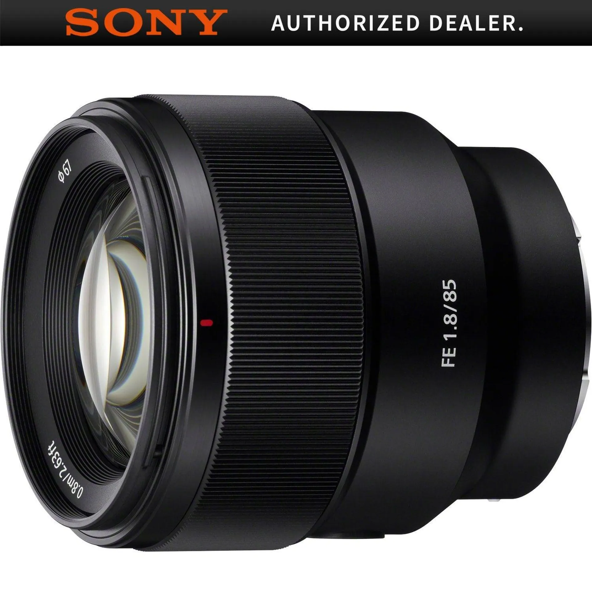 Sony FE 85mm F1.8 Full-frame E-mount Fast Prime Lens - SEL85F18