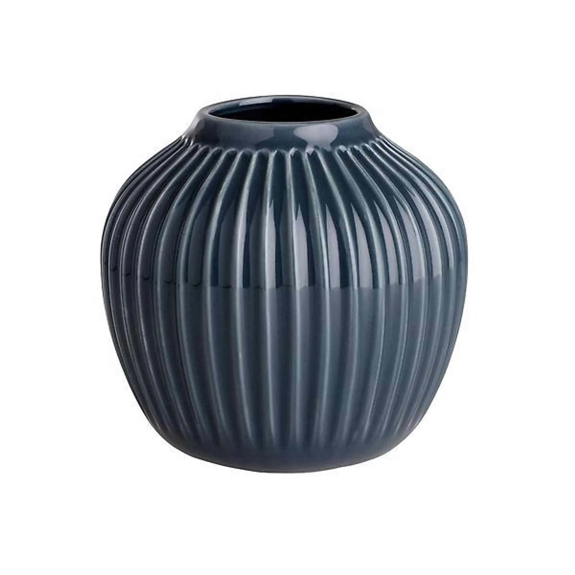 Kahler Hammershoi Decorative Vase Anthracite Grey