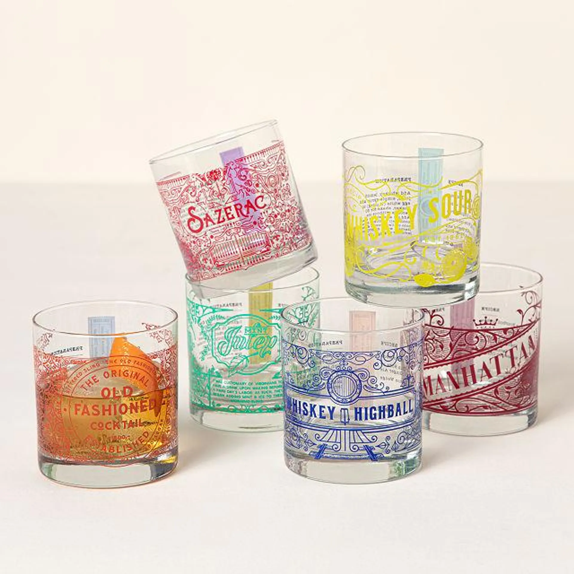 U.S. Whiskey History Glasses