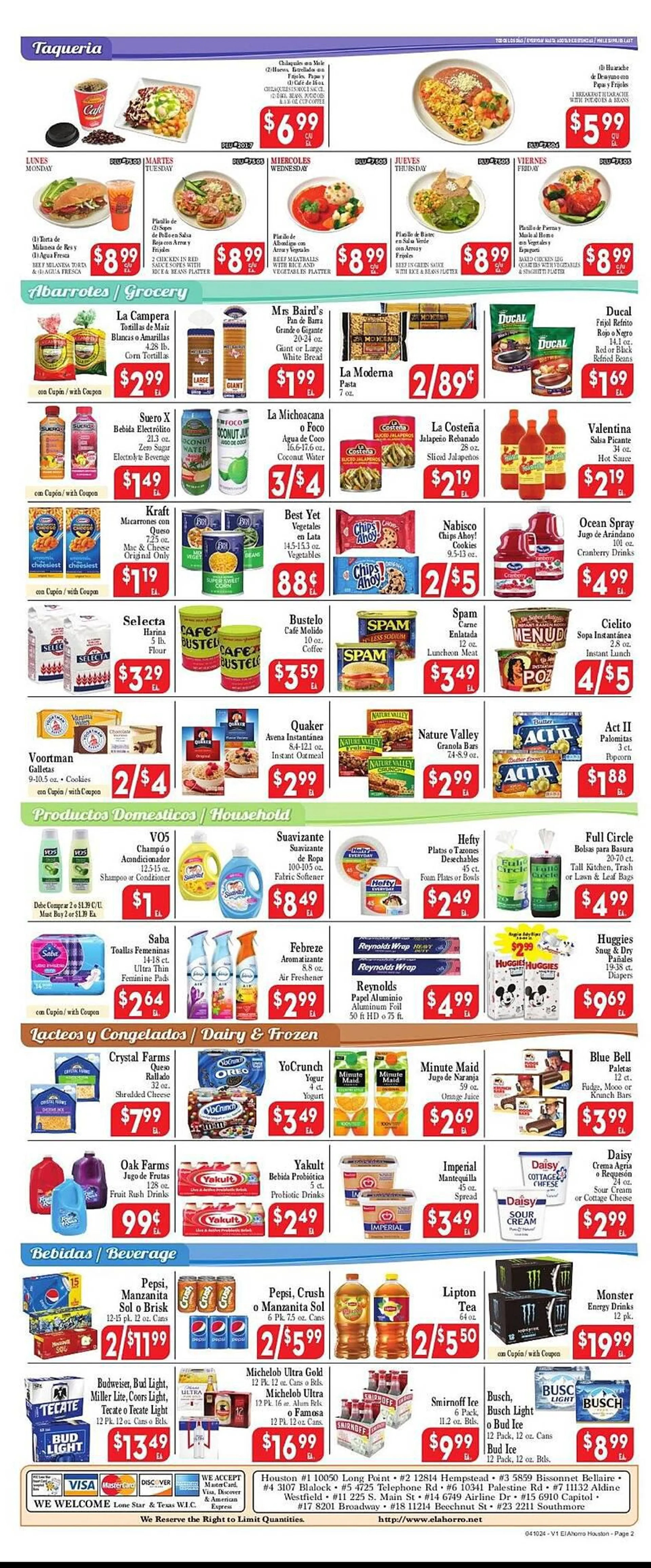 Weekly ad El Ahorro Weekly Ad from April 10 to April 16 2024 - Page 2