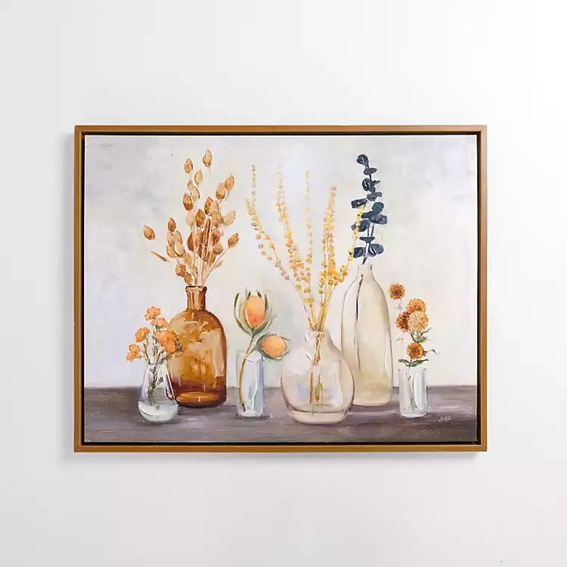 Autumn Still Life Framed Canvas Art Print