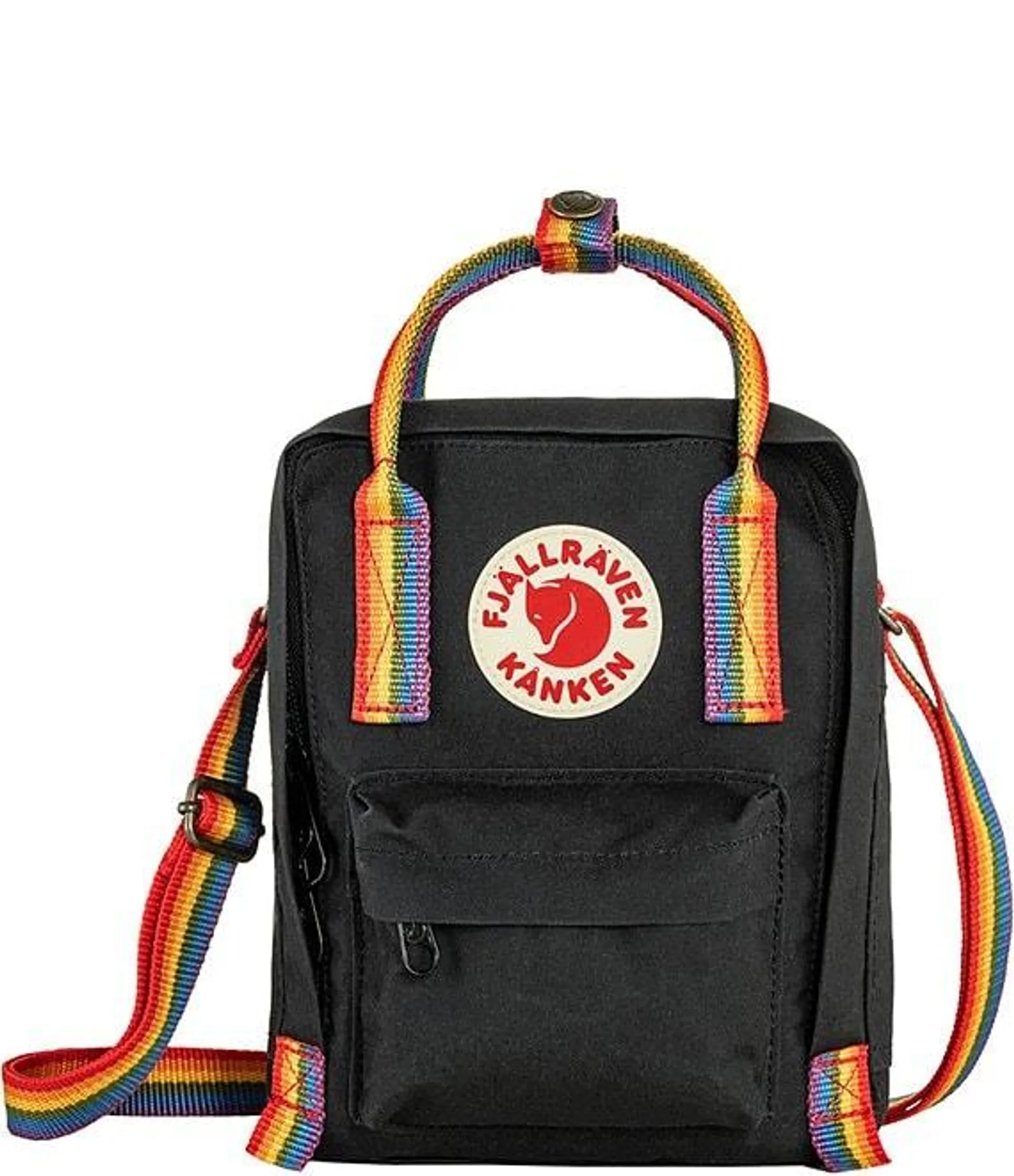 Patch Logo Kanken Rainbow Handle Sling Bag