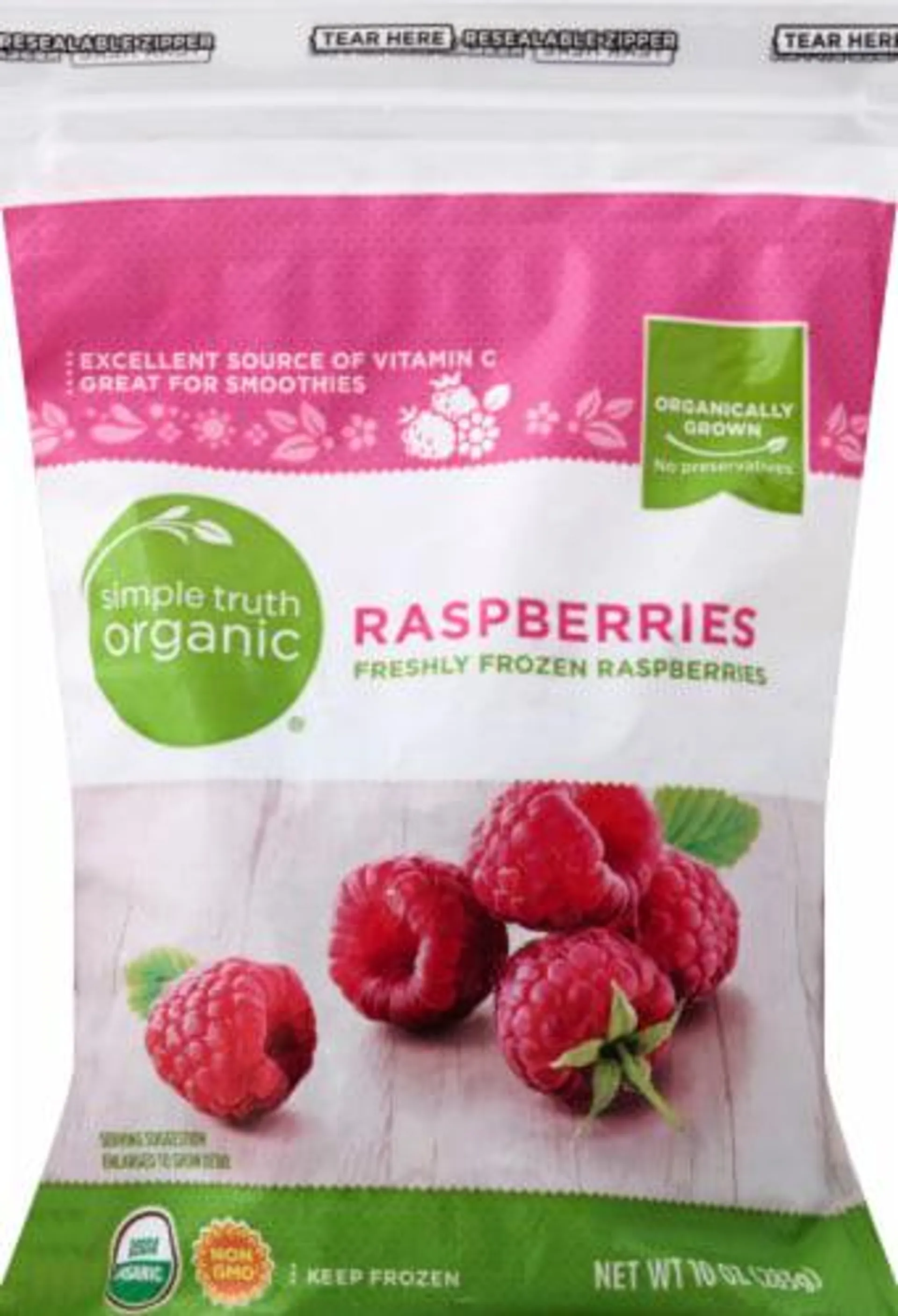 Simple Truth Organic® Freshly Frozen Raspberries
