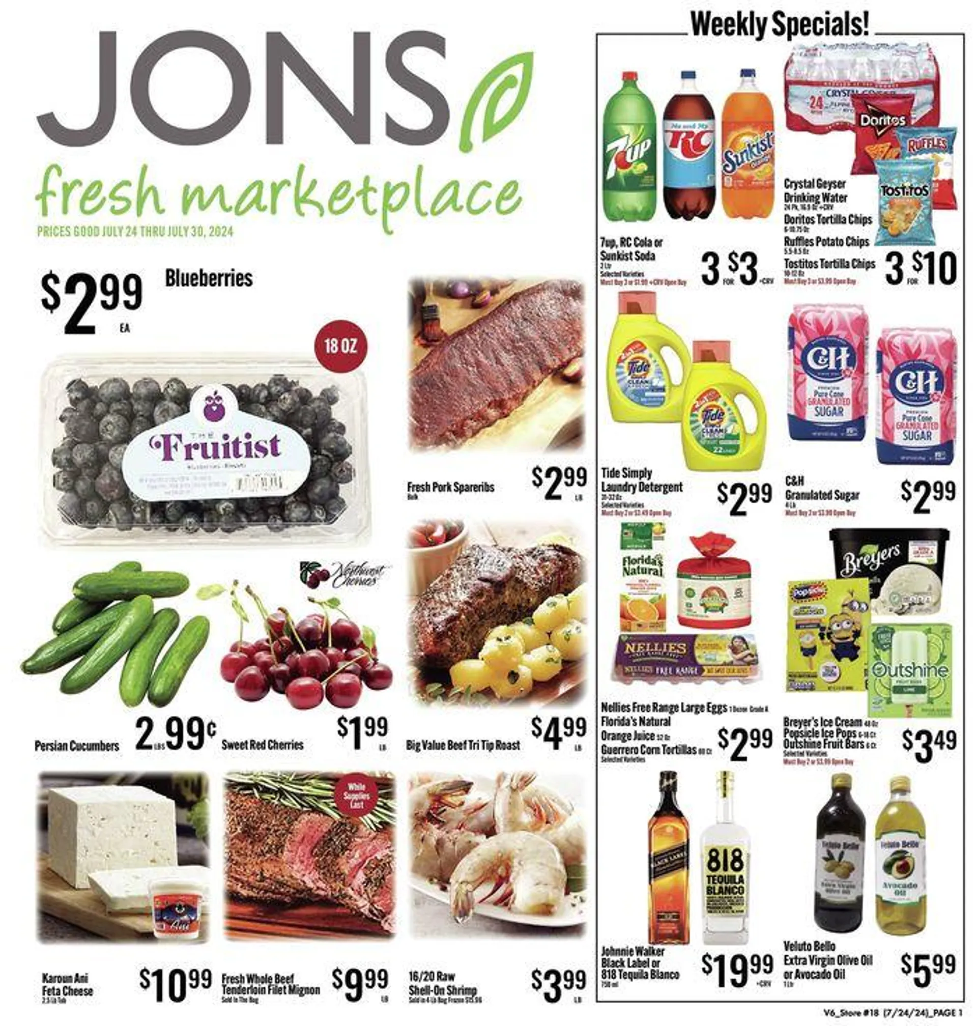 Weekly ad Weekly Specials from July 25 to July 30 2024 - Page 1