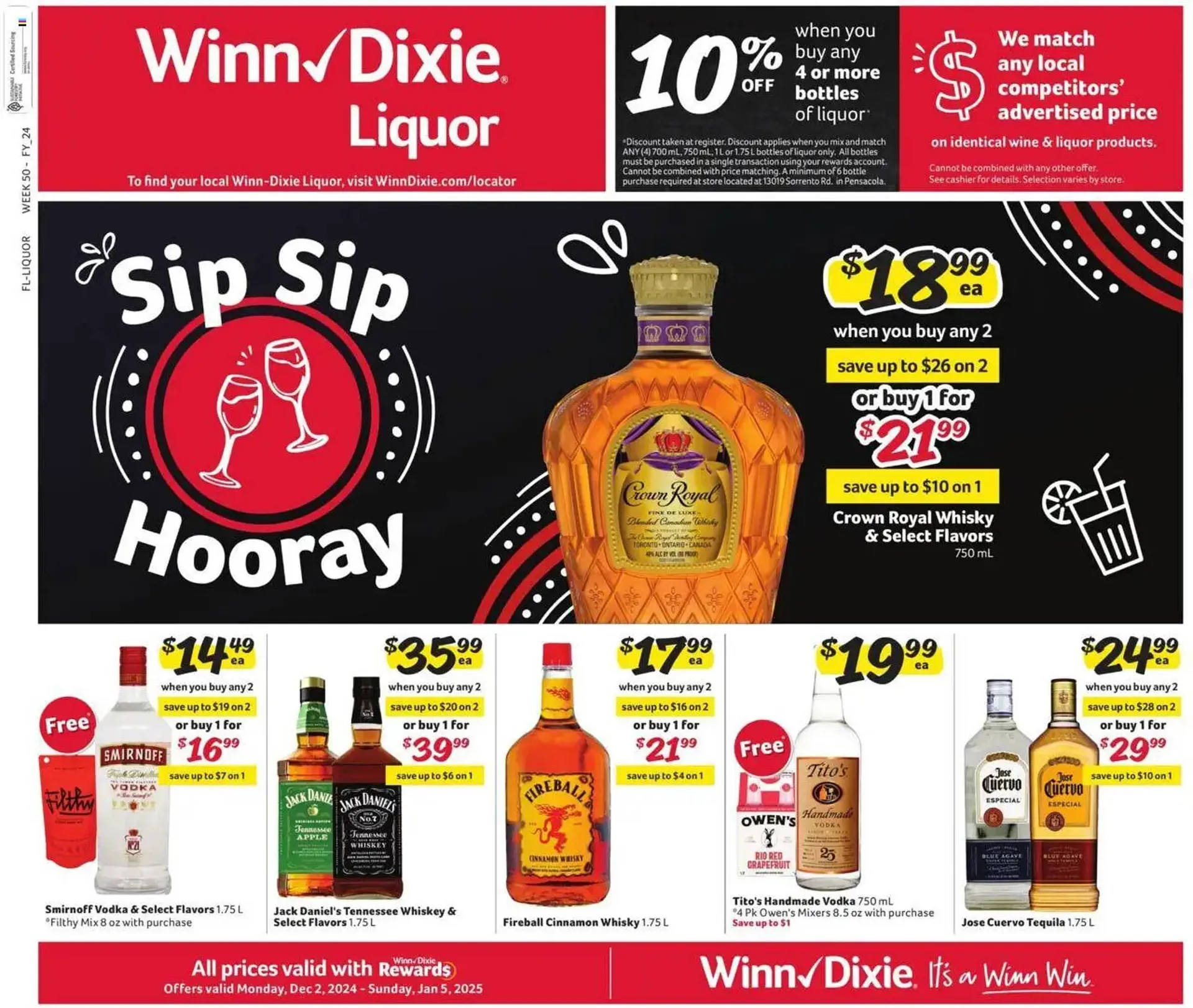 Winn Dixie Weekly Ad - 1