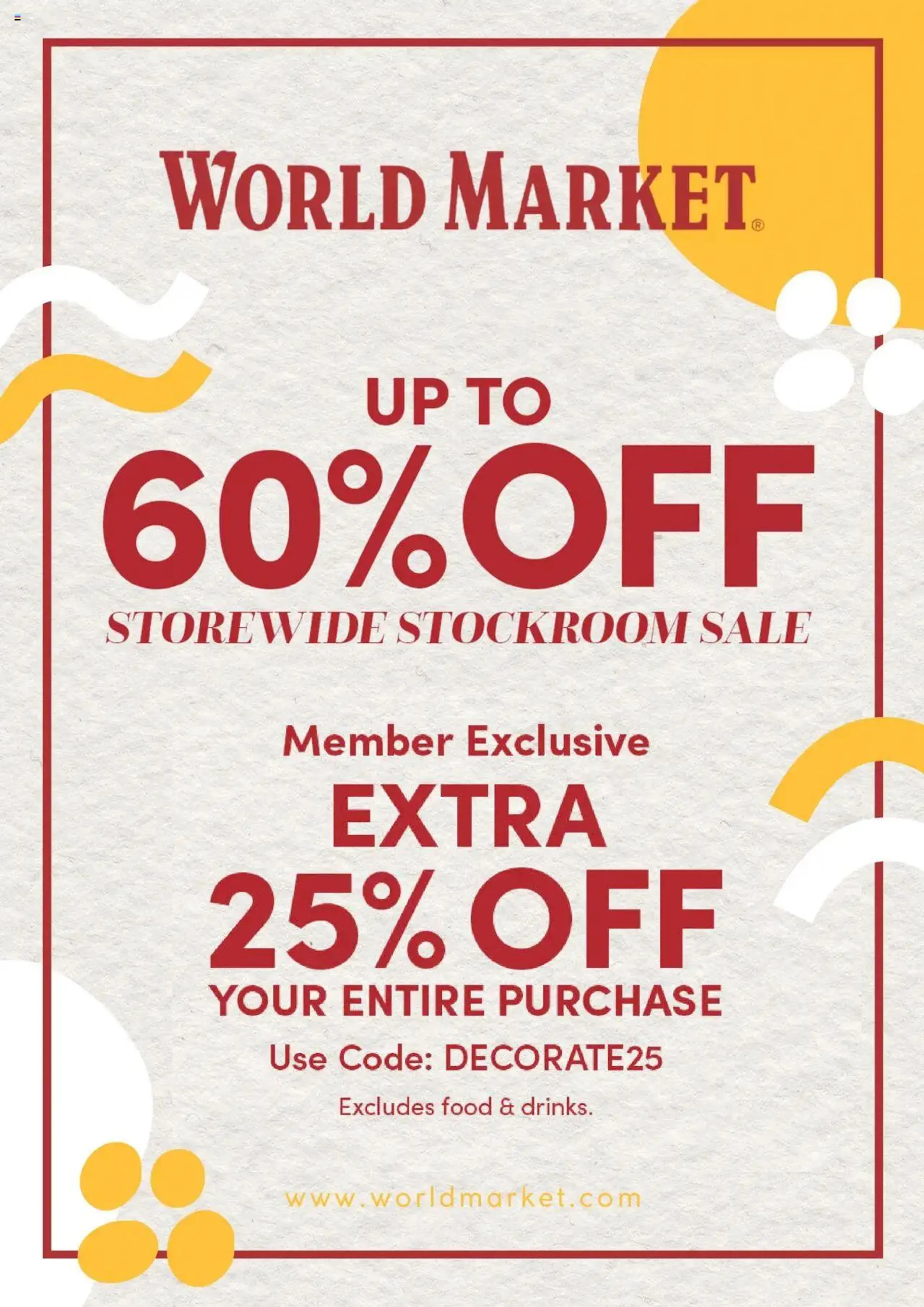 World Market Weekly Ad - 0