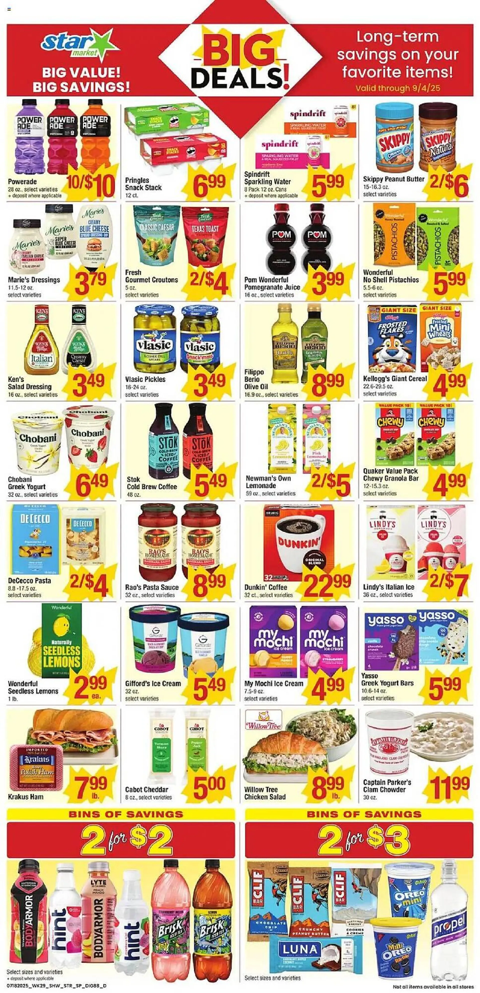 Weekly ad Star Market Weekly Ad from July 18 to July 25 2025 - Page 1