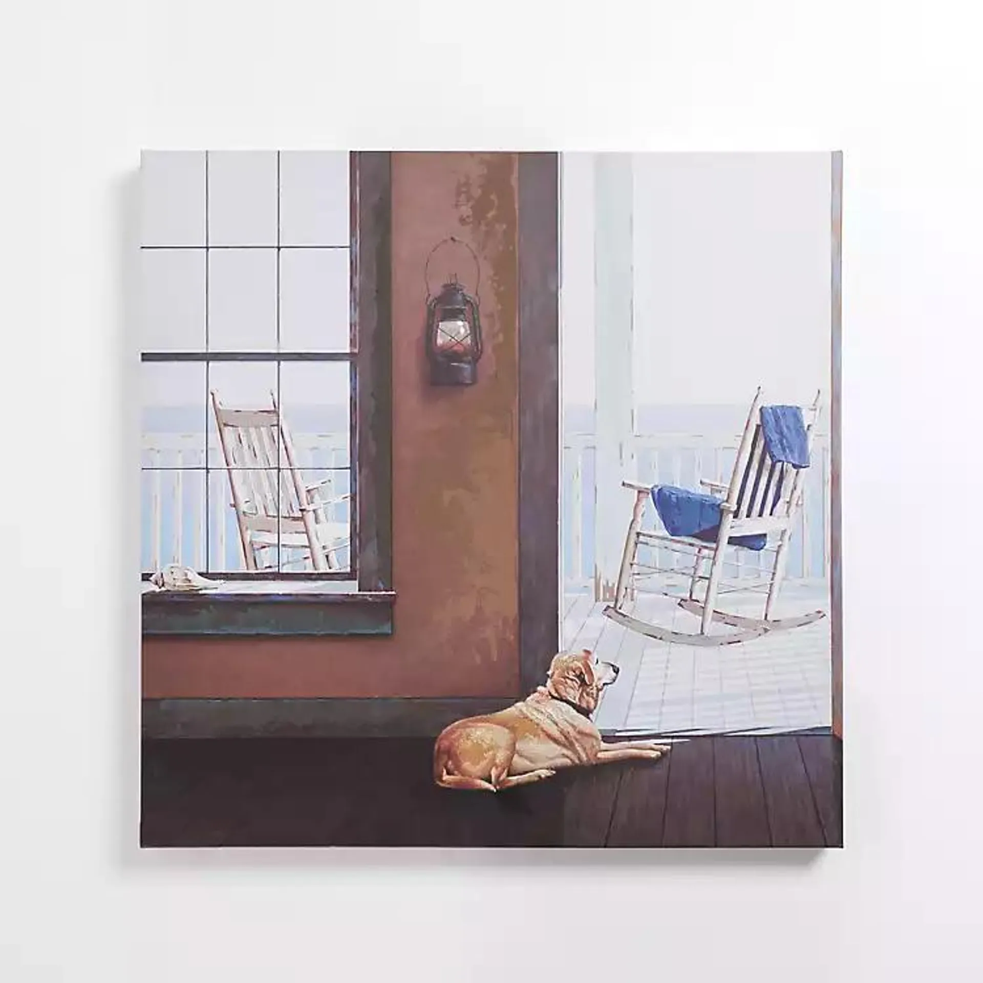 Looking Out At Sea Canvas Art Print