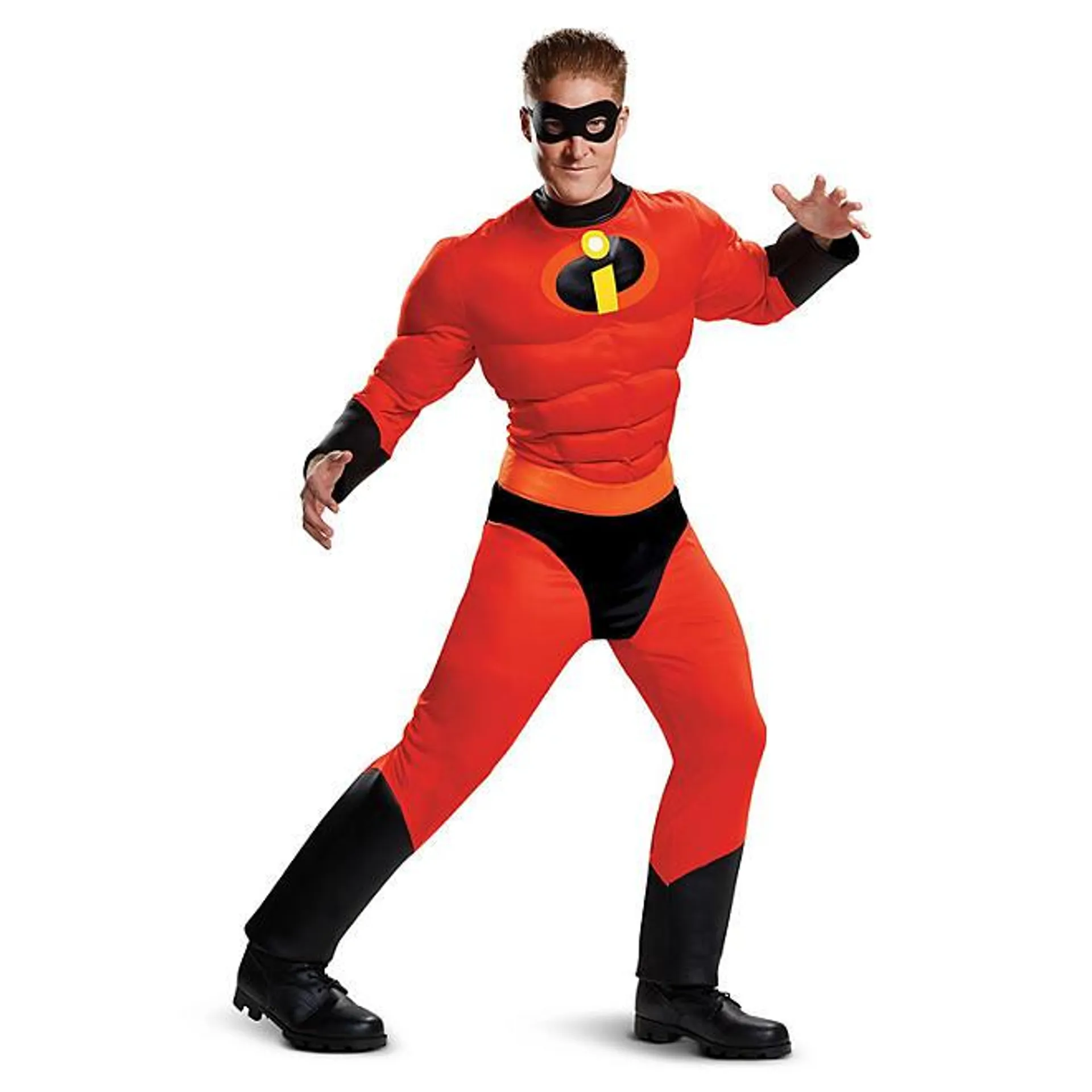 Mr. Incredible Classic Halloween Adult Costume (Assorted Sizes)