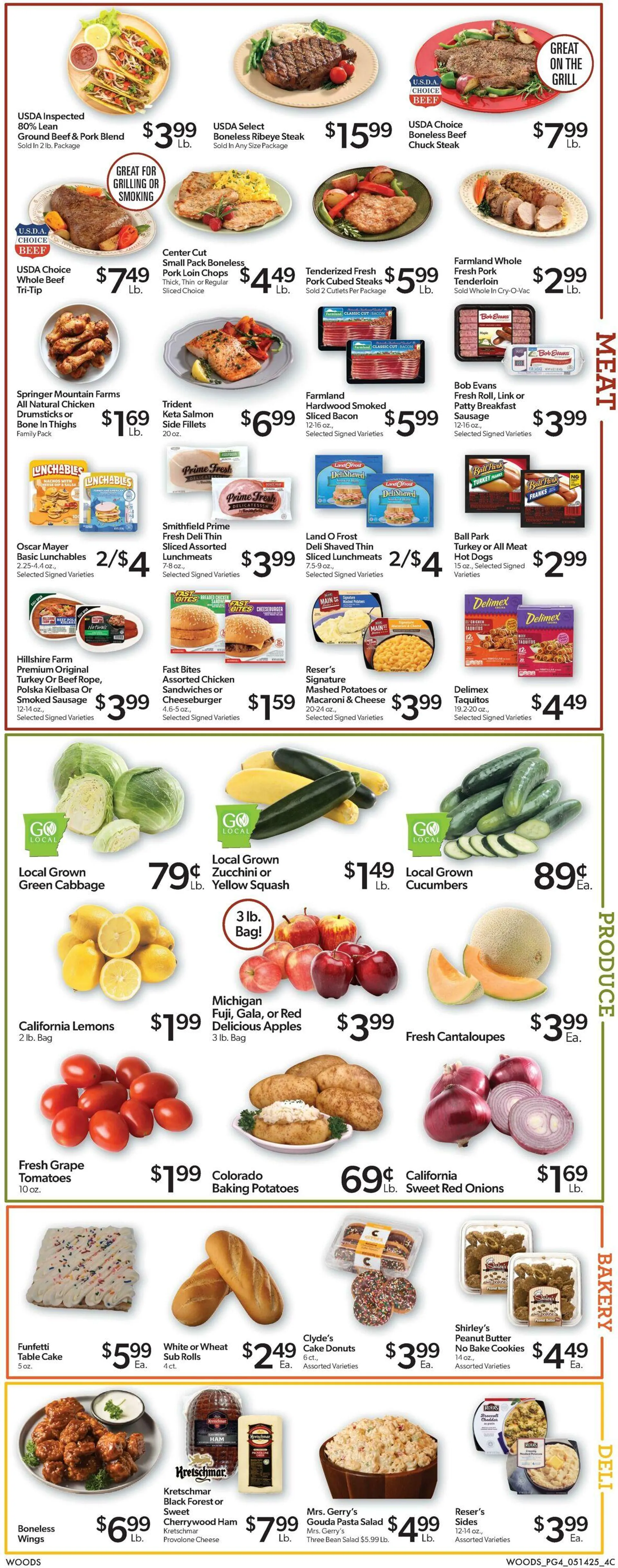 Weekly ad Woods Supermarket from May 14 to May 20 2025 - Page 4