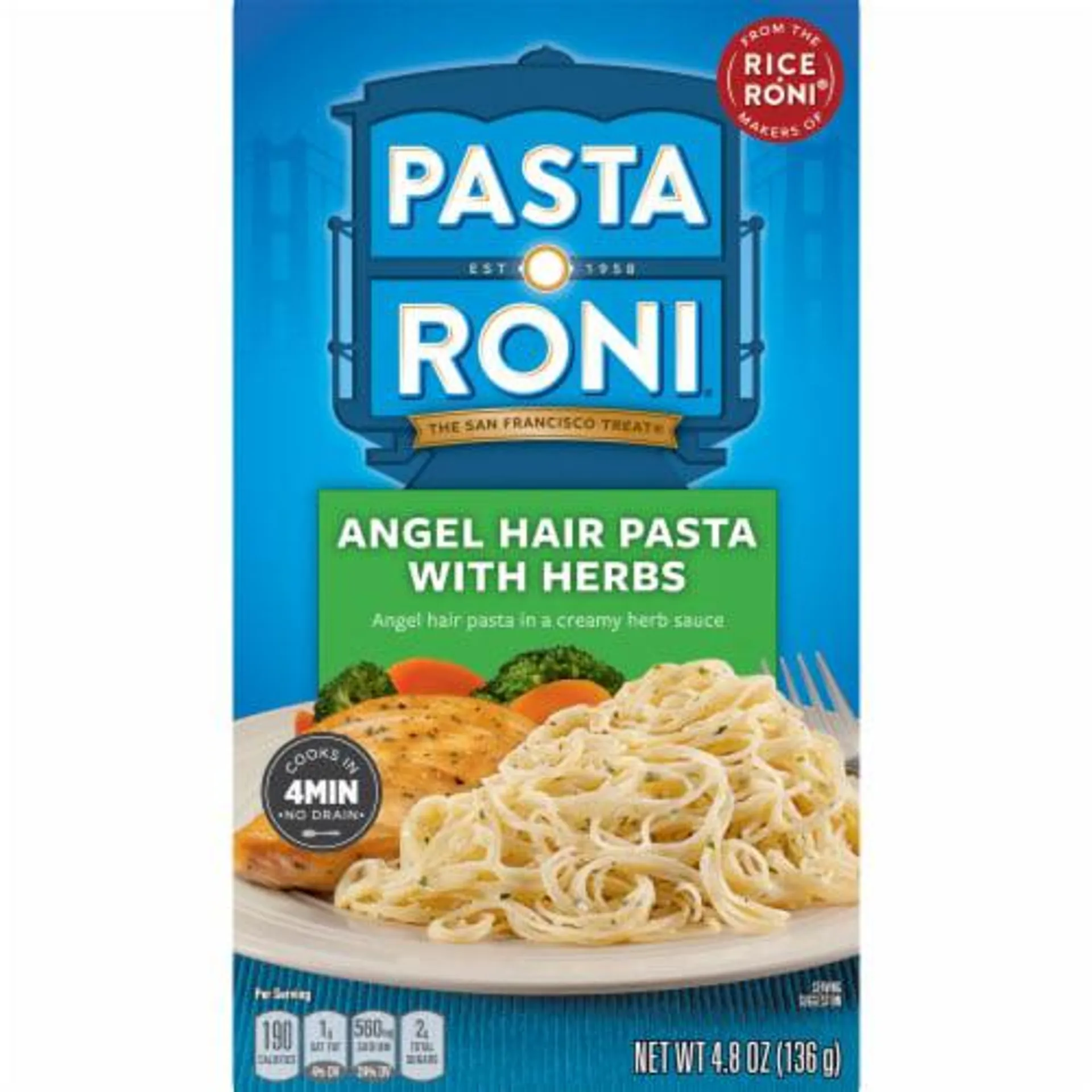 Pasta Roni® Angel Hair Pasta with Herbs Pasta Mix