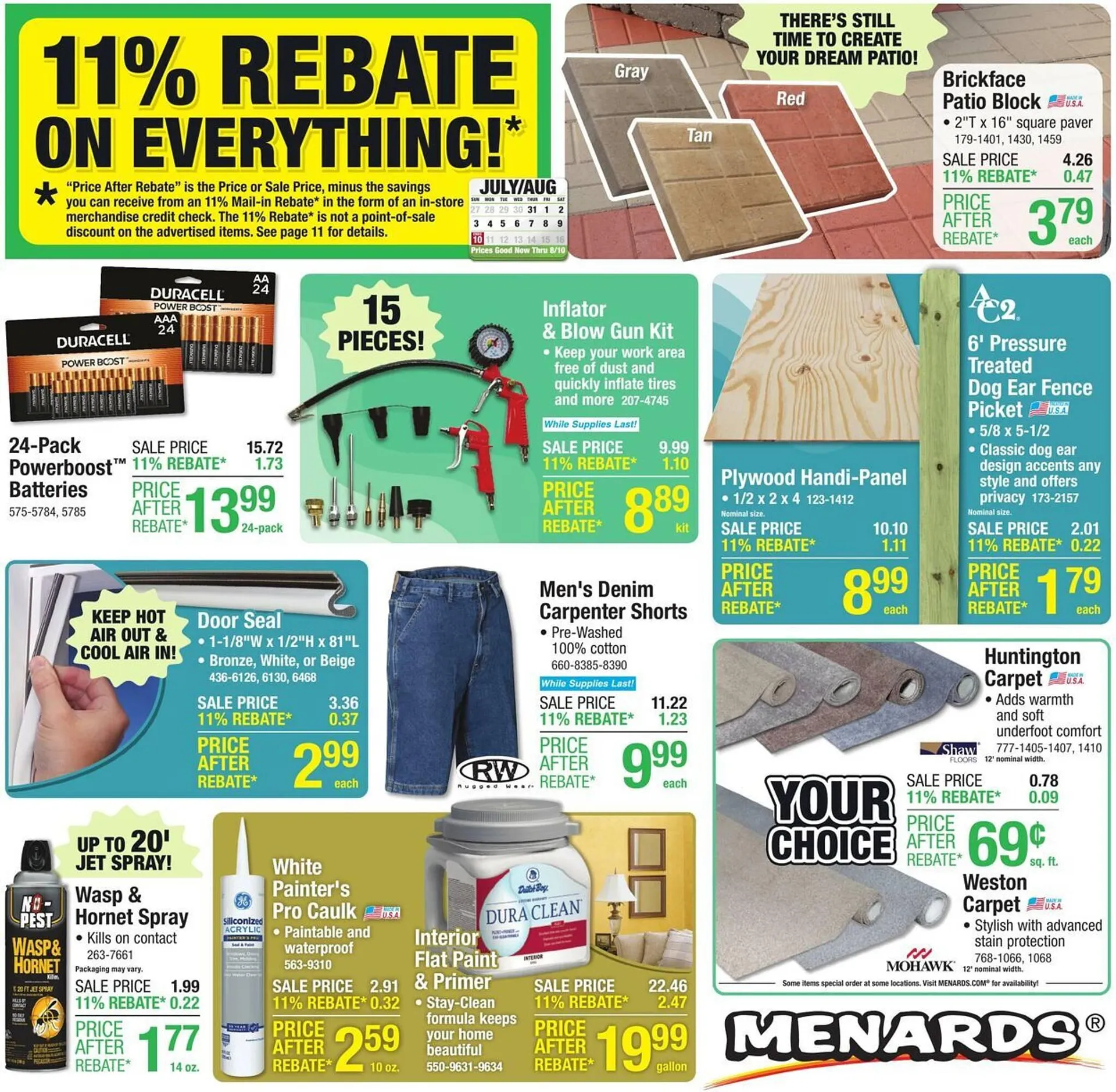 Menards Weekly Ad - 1
