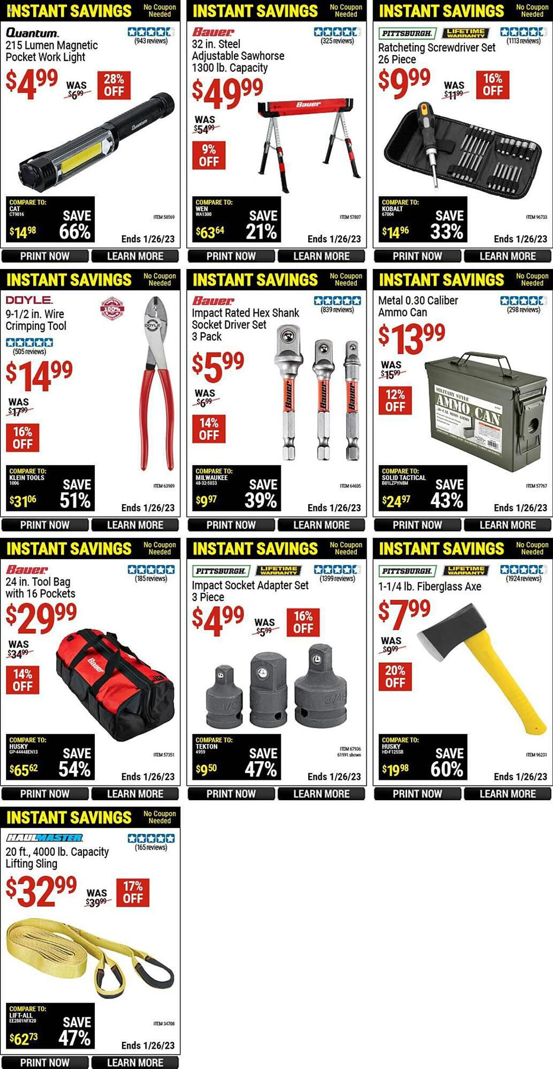 Harbor Freight Tools Weekly Ad - 13