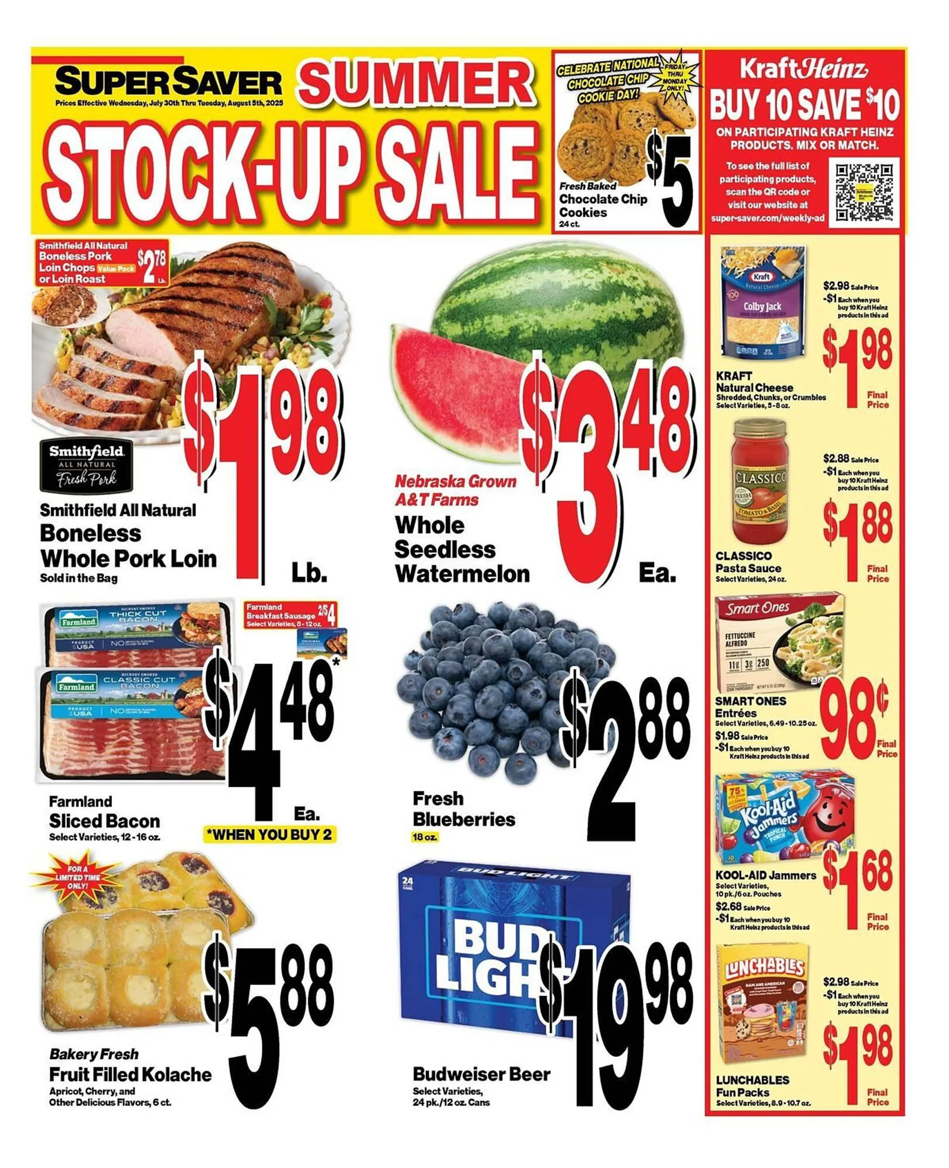 Weekly ad Super Saver Weekly Ad from July 30 to August 5 2025 - Page 1