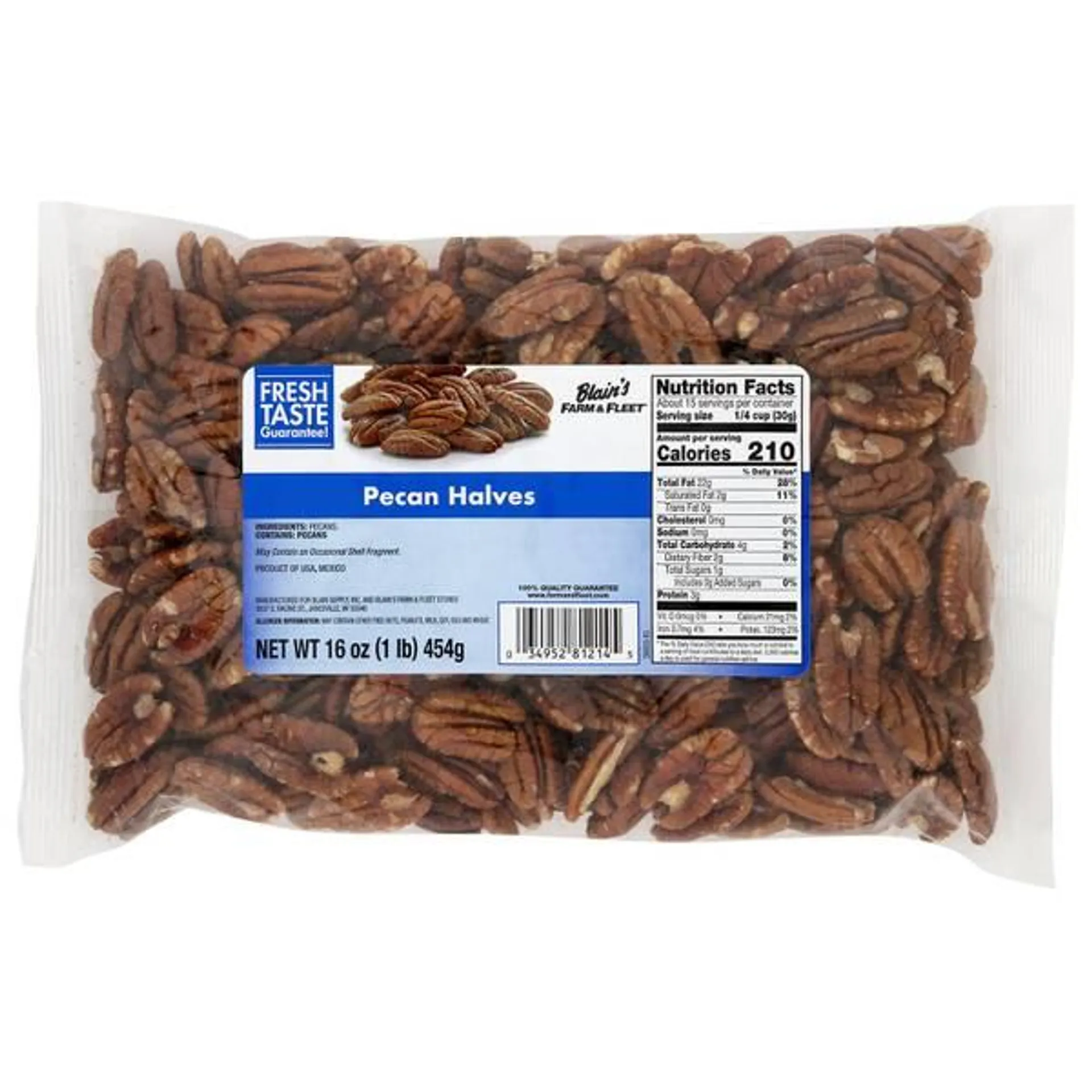 16 oz Pecan Halves