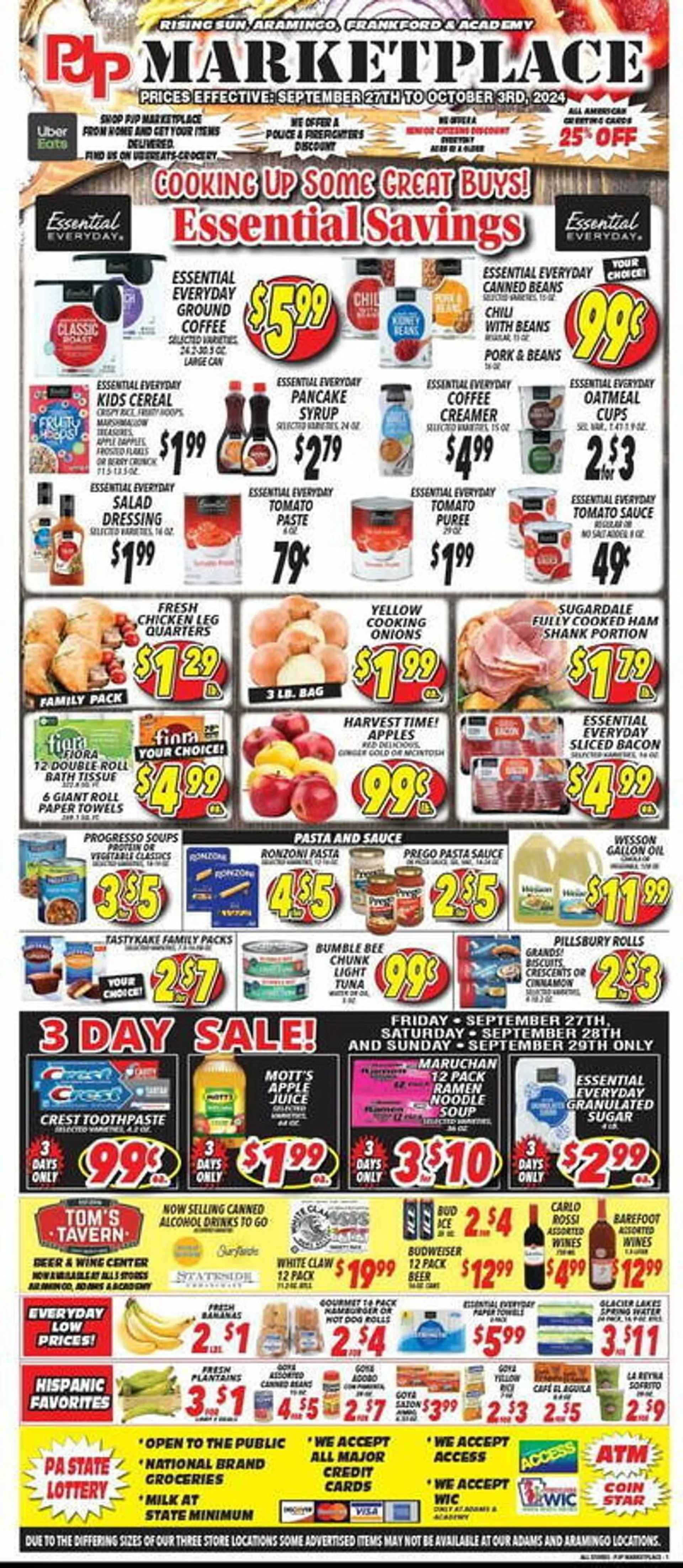 PJP Marketplace Weekly Ad - 1