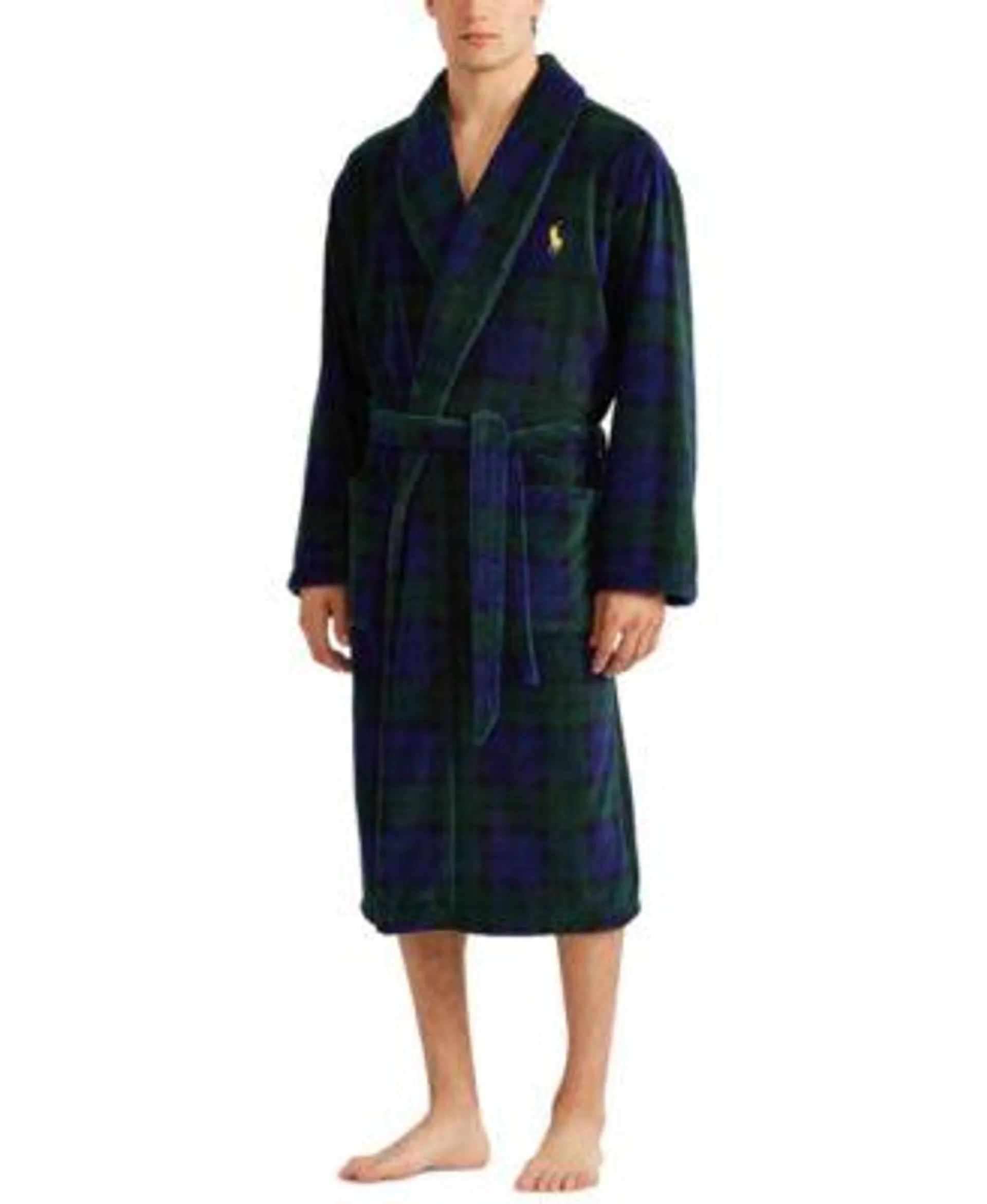 Men's Microfiber Plush Robe