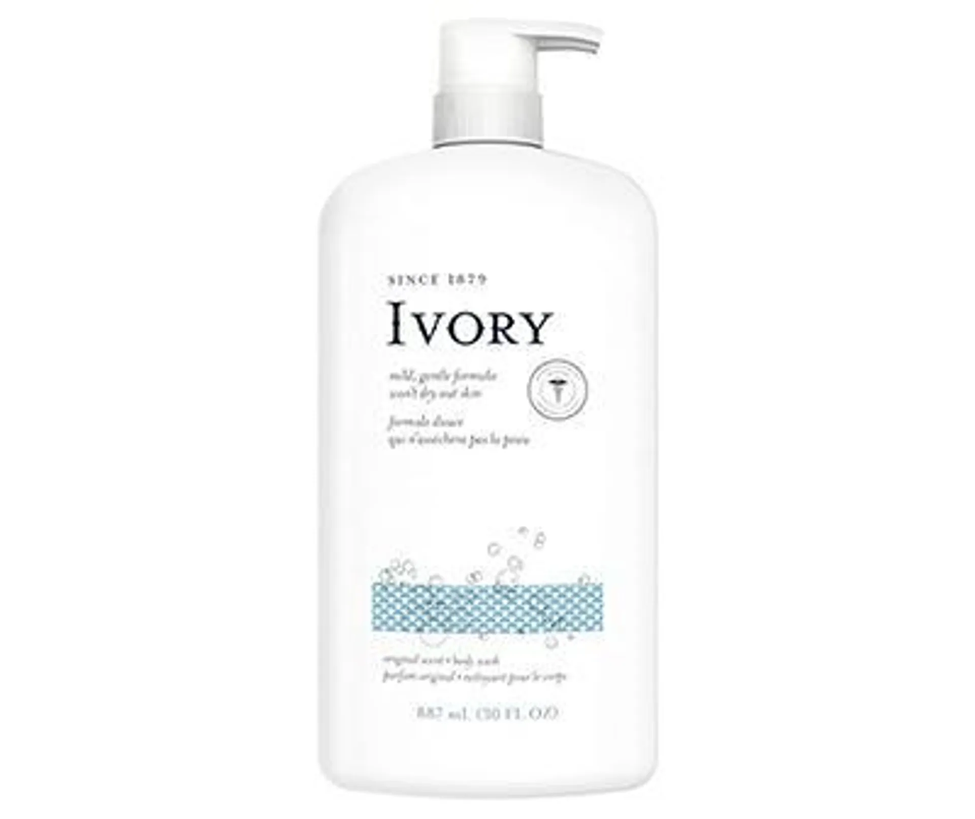 Ivory Body Wash Original Scent, 887 mL