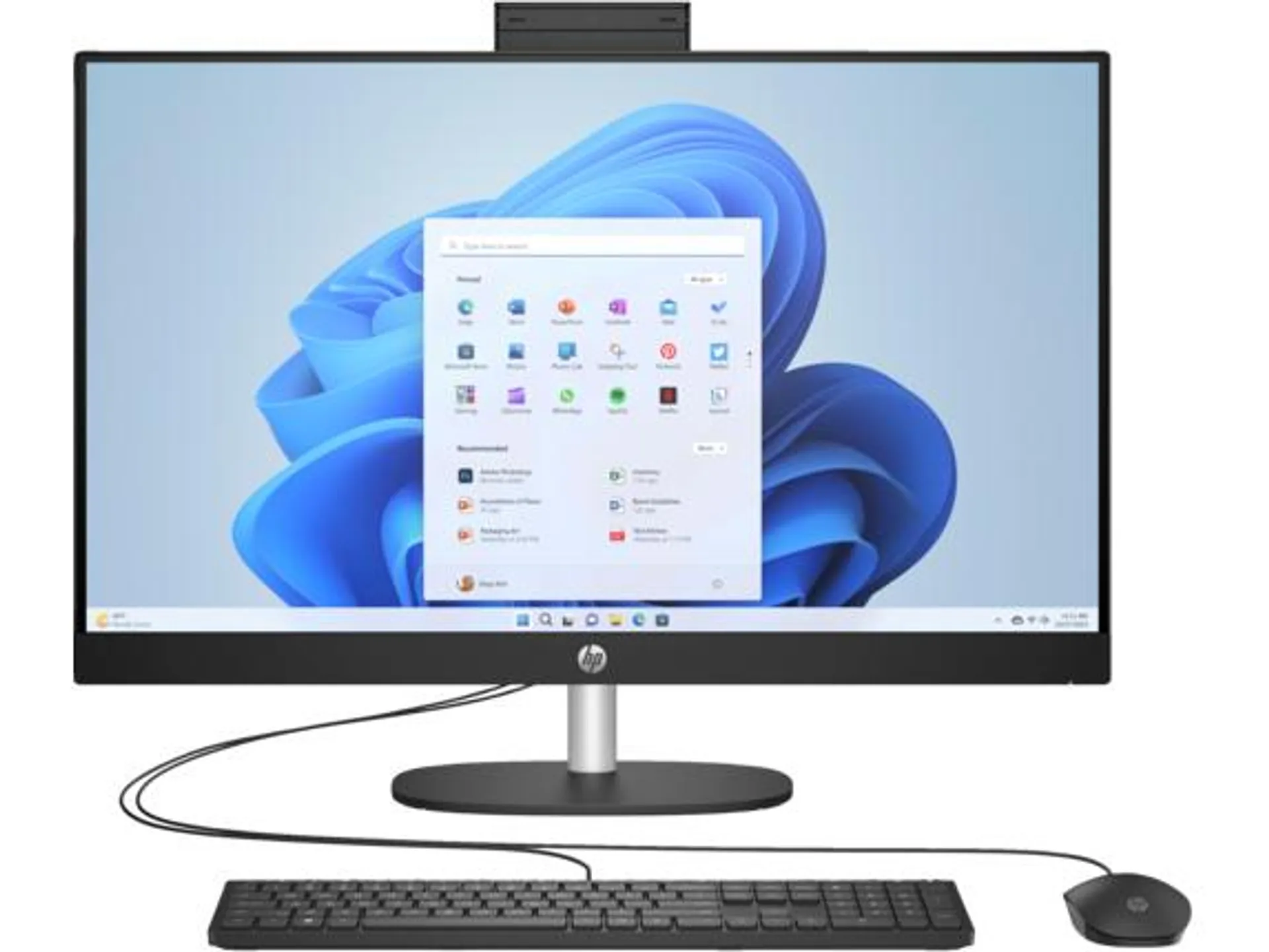 HP All-in-One 27-cr0055m PC, Windows 11 Home, 27", AMD Ryzen™ 7, 16GB RAM, 1TB SSD, FHD