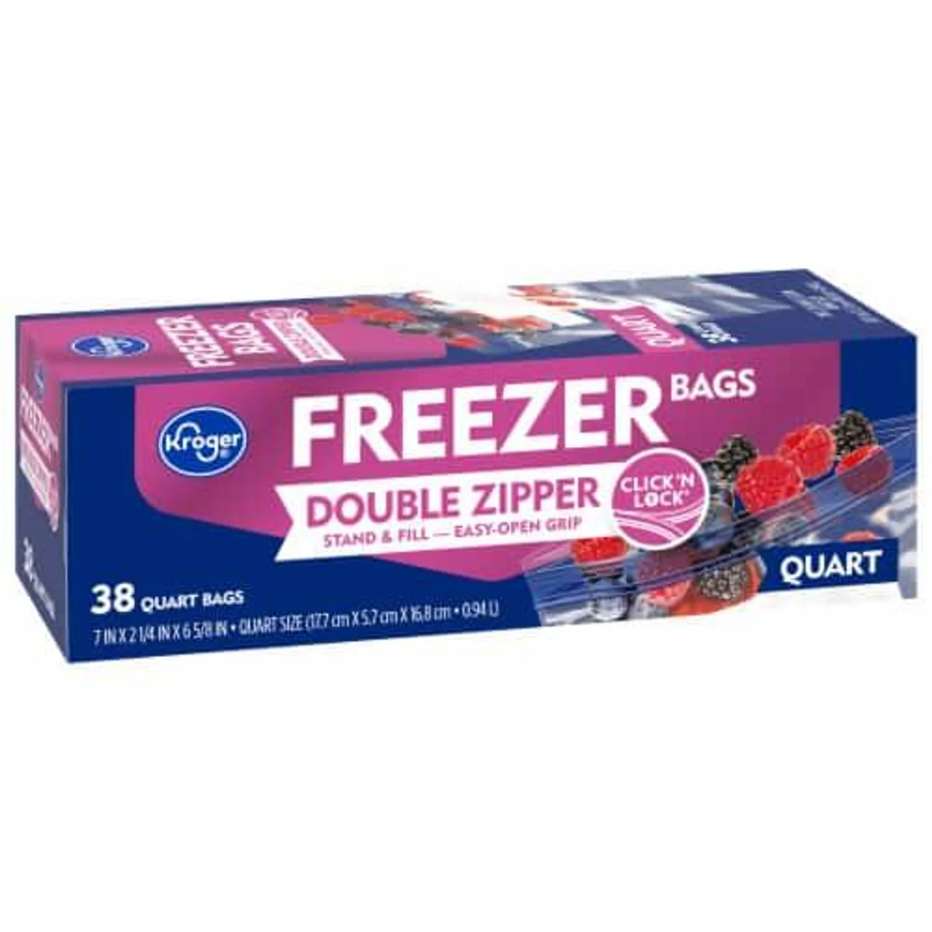 Kroger Quart Freezer Food Storage Bags