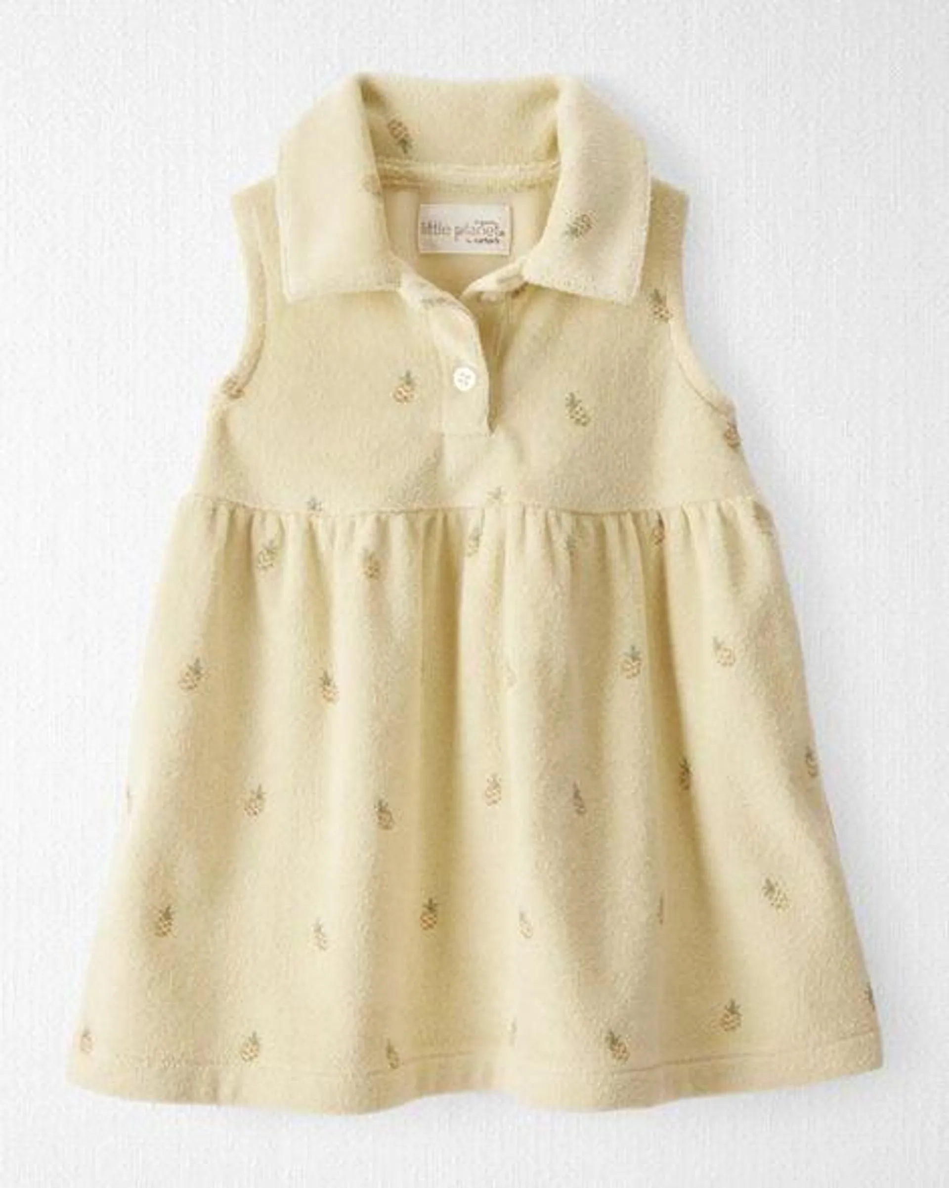 Baby Terry Dress Made with Organic Cotton