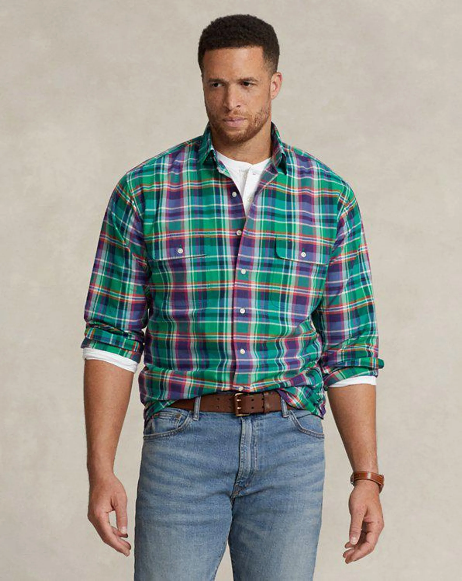 Plaid Oxford Workshirt