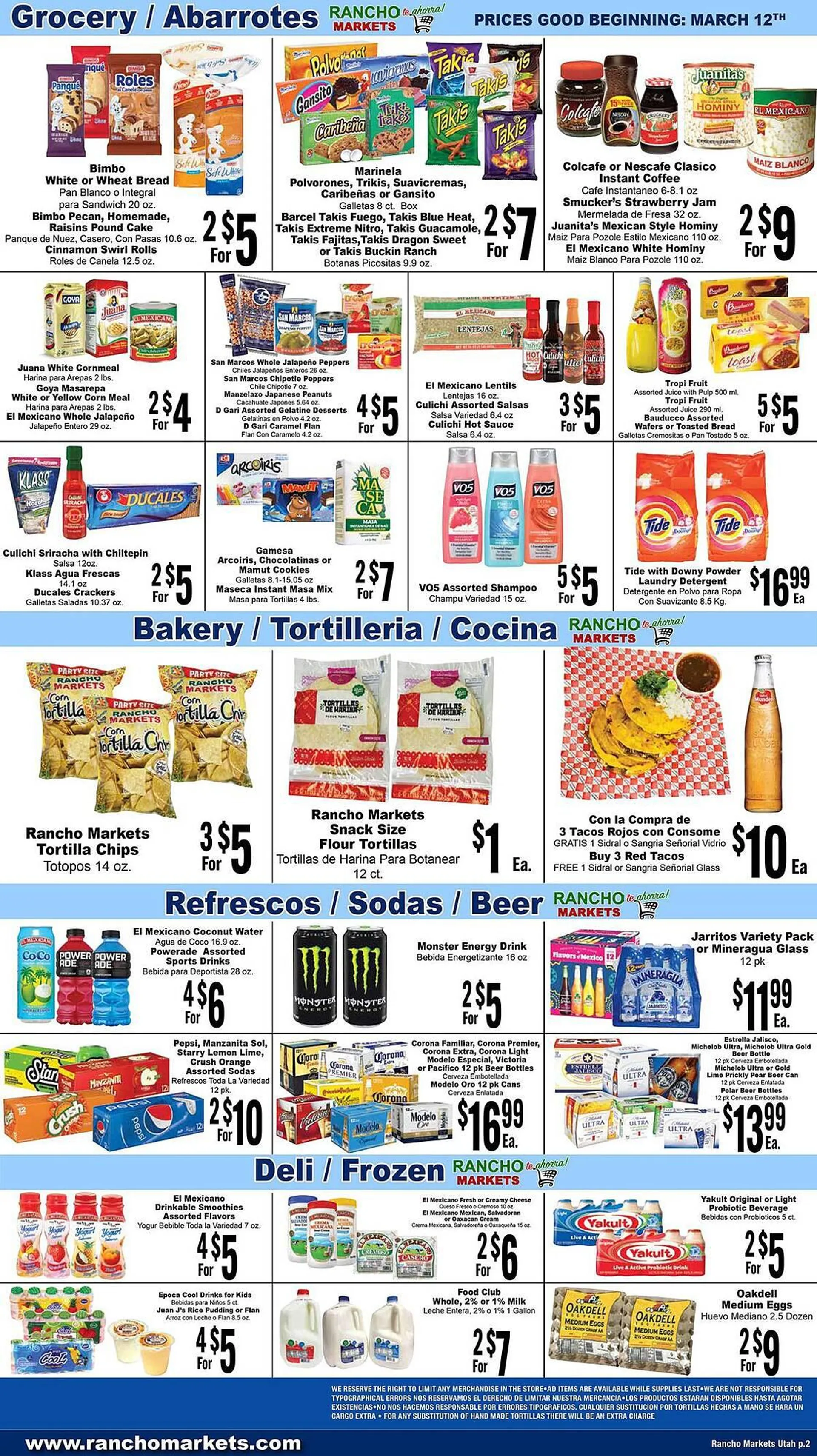 Weekly ad Rancho Markets Weekly Ad from March 12 to March 18 2024 - Page 2